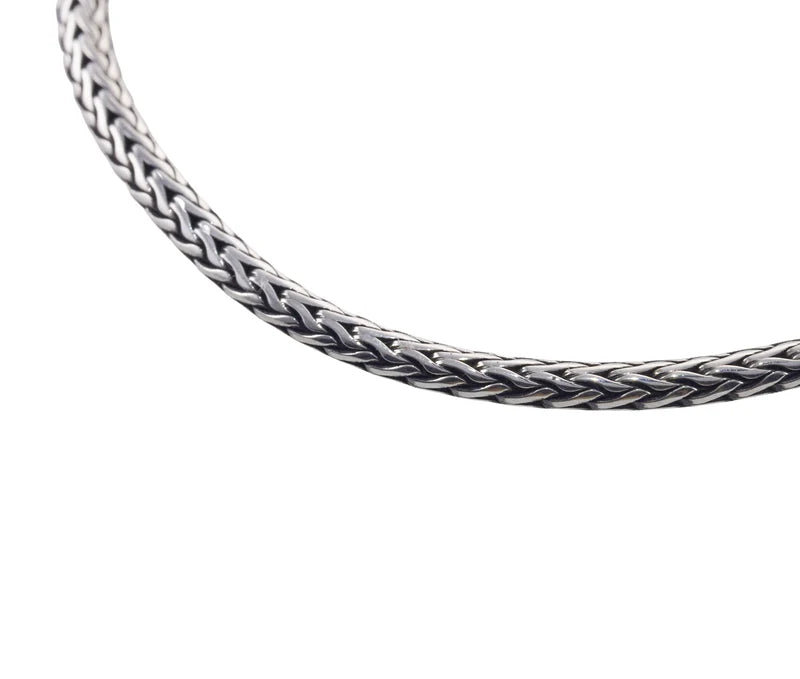 John Hardy Classic Chain Sterling Silver Diamond Pull Through Bracelet Retail $ 1195