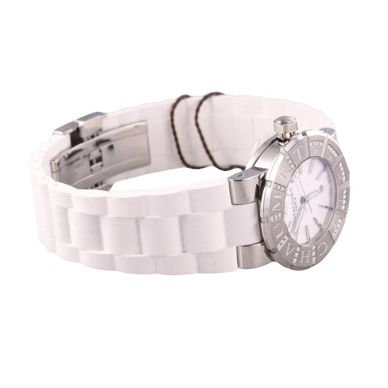 Chaumet Class One Diamond Steel White Rubber Watch