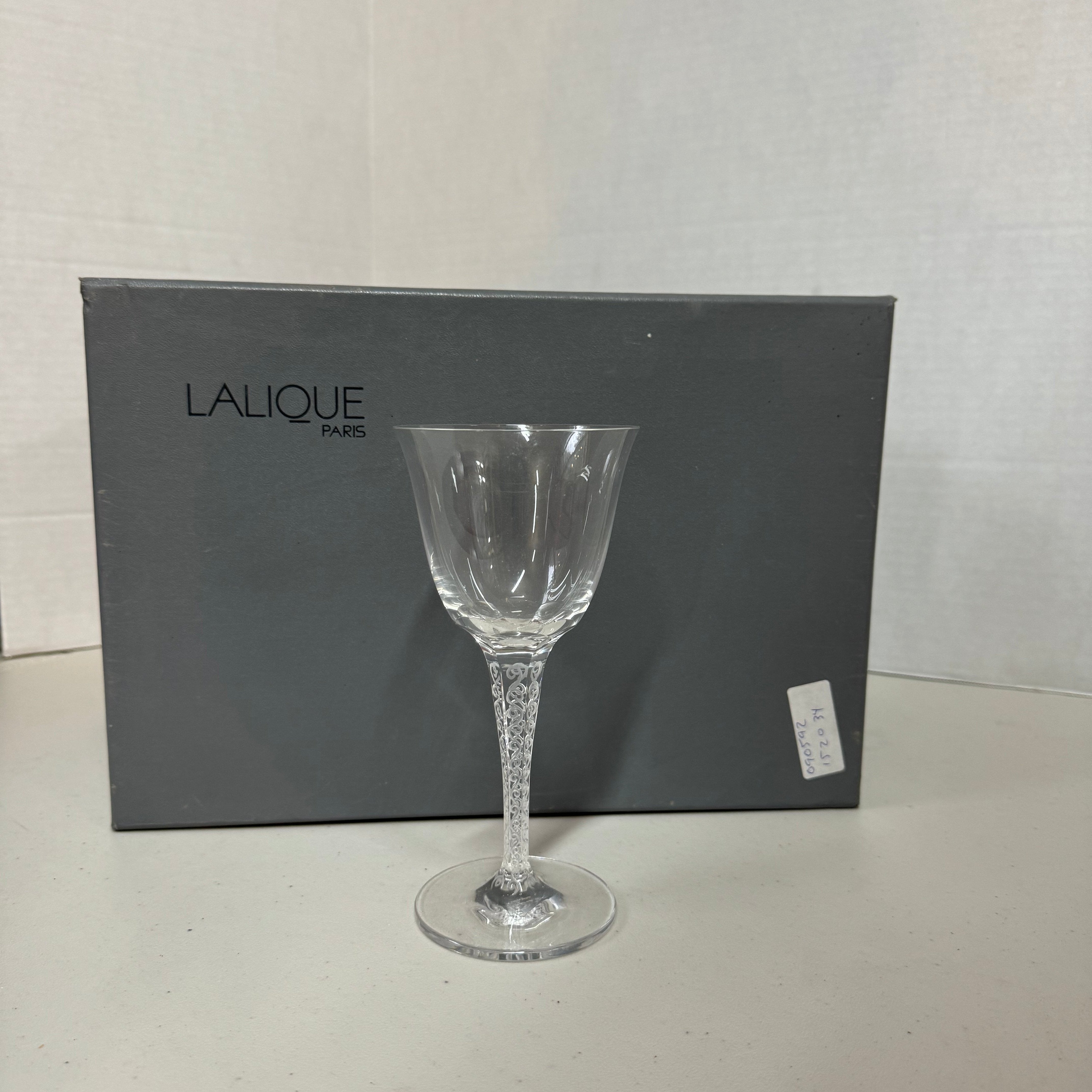 Lalique Treves Water Goblet Set of 6