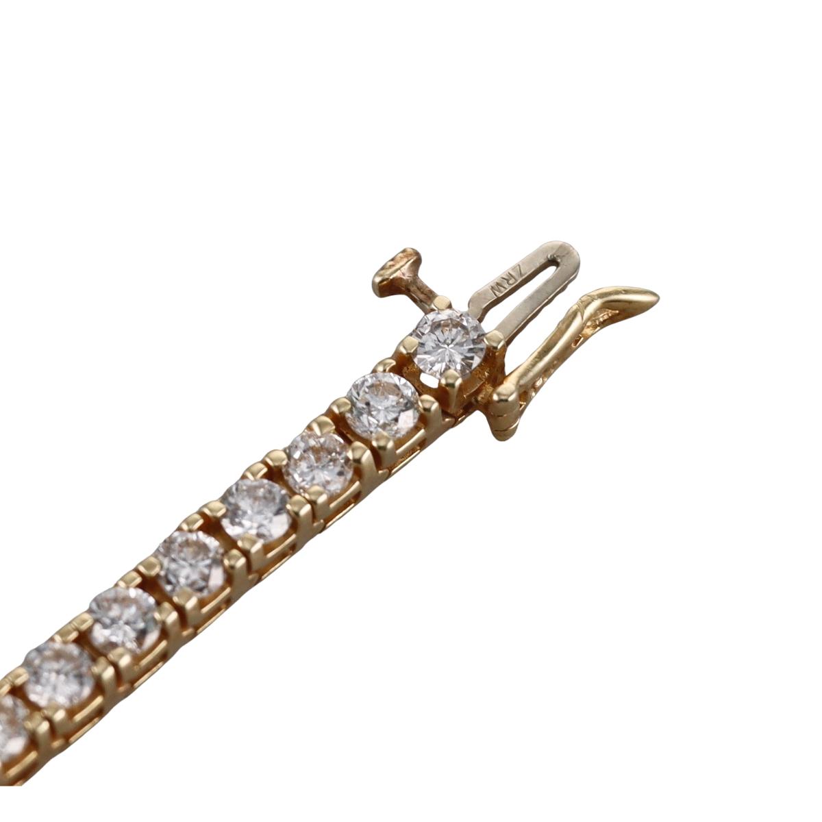 14k Gold 7.50ctw Diamond Tennis Bracelet