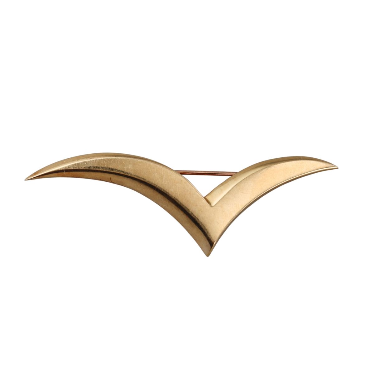 Tiffany & Co 18k Gold Seagull Brooch Pin