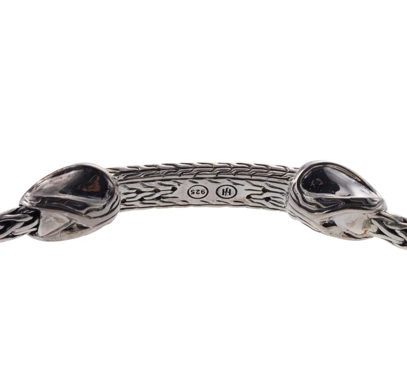 John Hardy Sterling Silver Asli Diamond Link Bracelet OG-2465