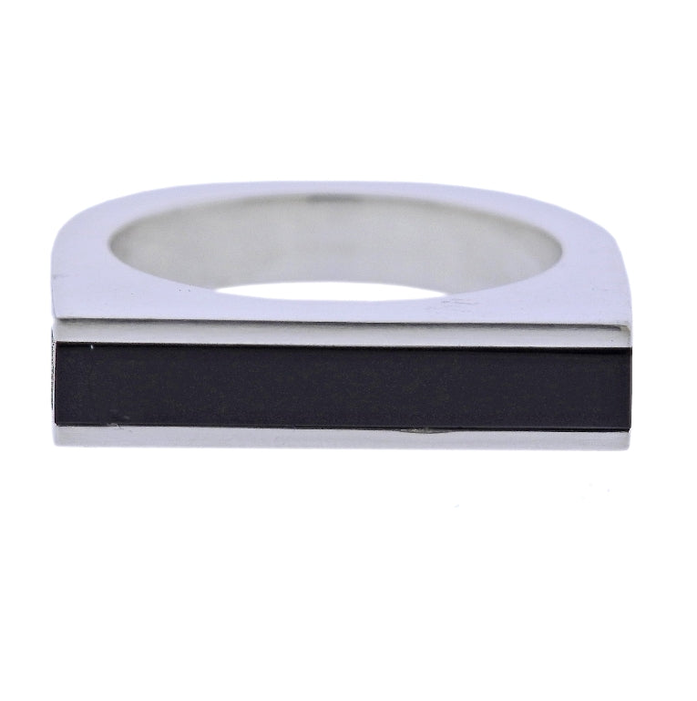 Georg Jensen Aria Onyx Silver Ring