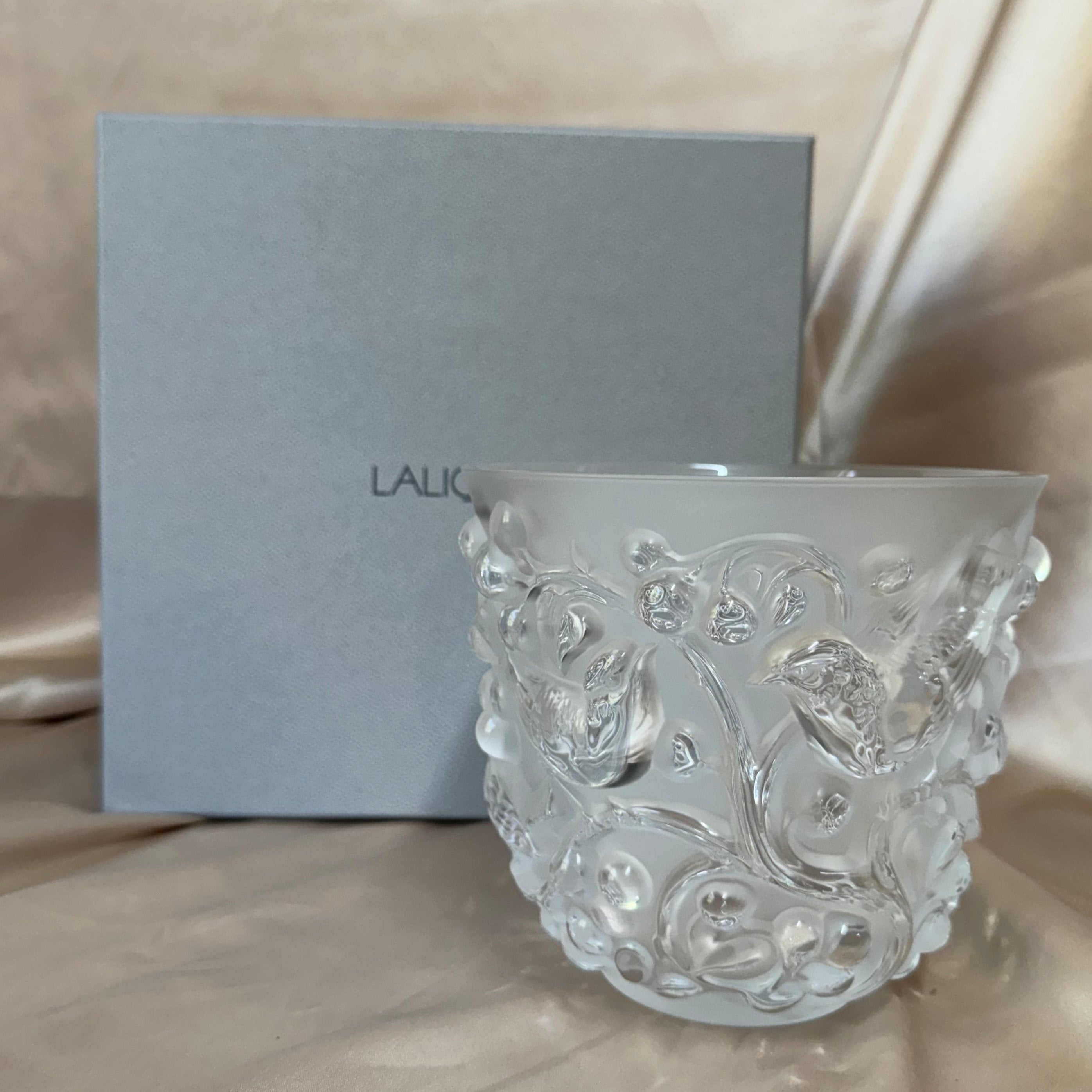 Lalique Crystal Avallon Vase #10065300