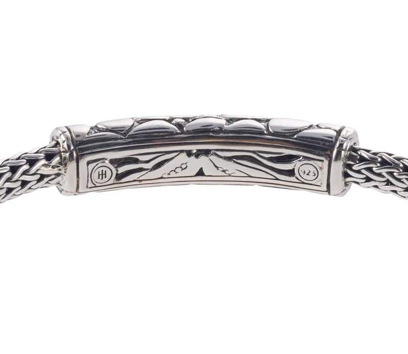 John Hardy Kali Sterling Silver Diamond Bracelet OG-2610