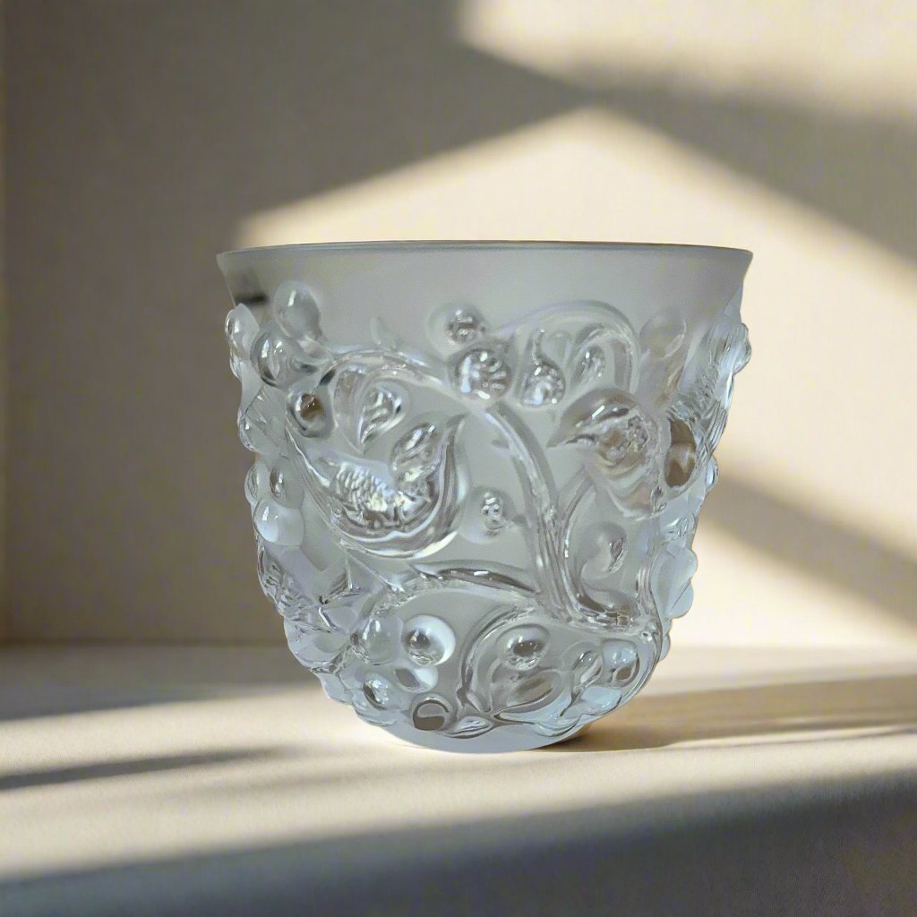 Lalique Crystal Avallon Vase #10065300