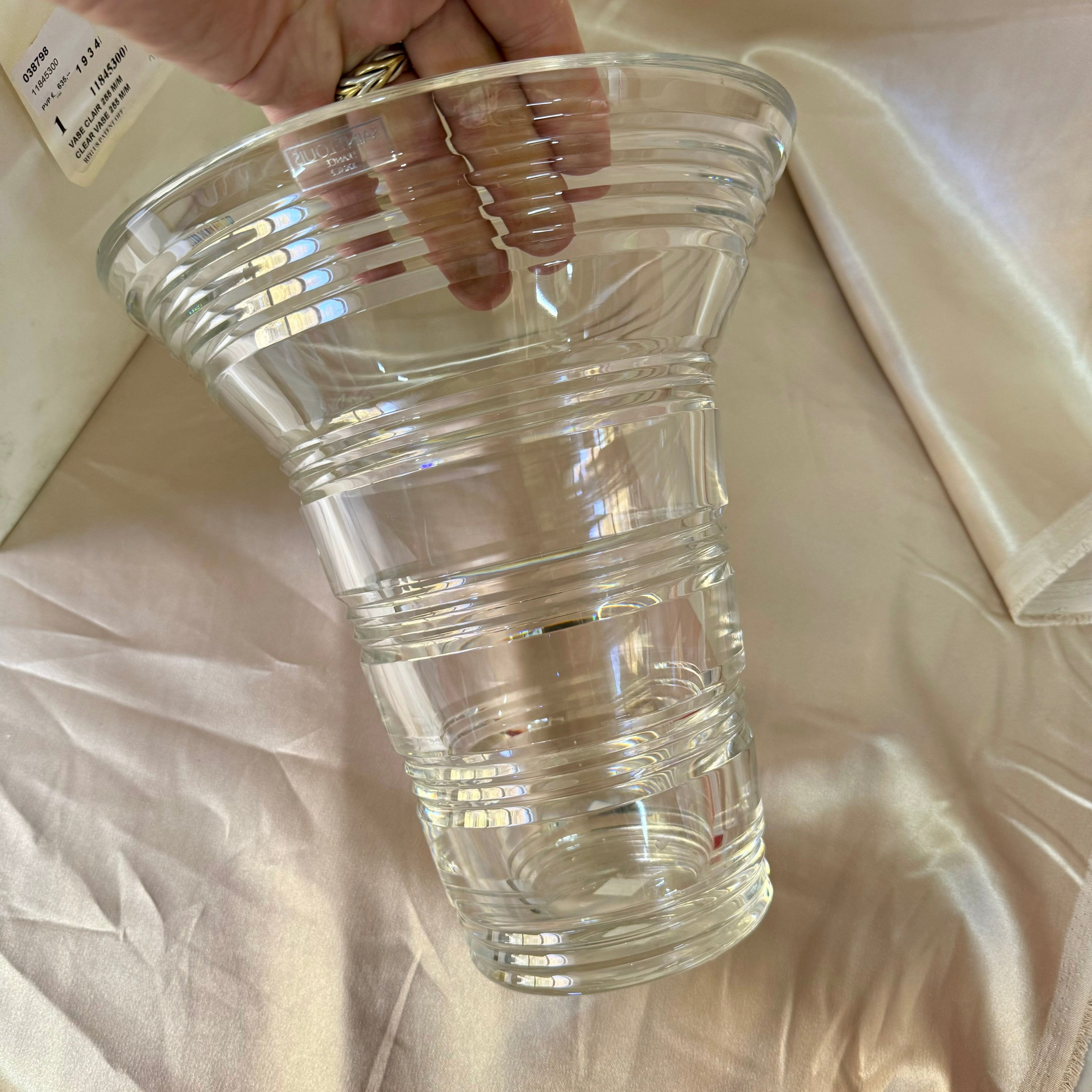 Saint Louis Clear Large Vase 038798