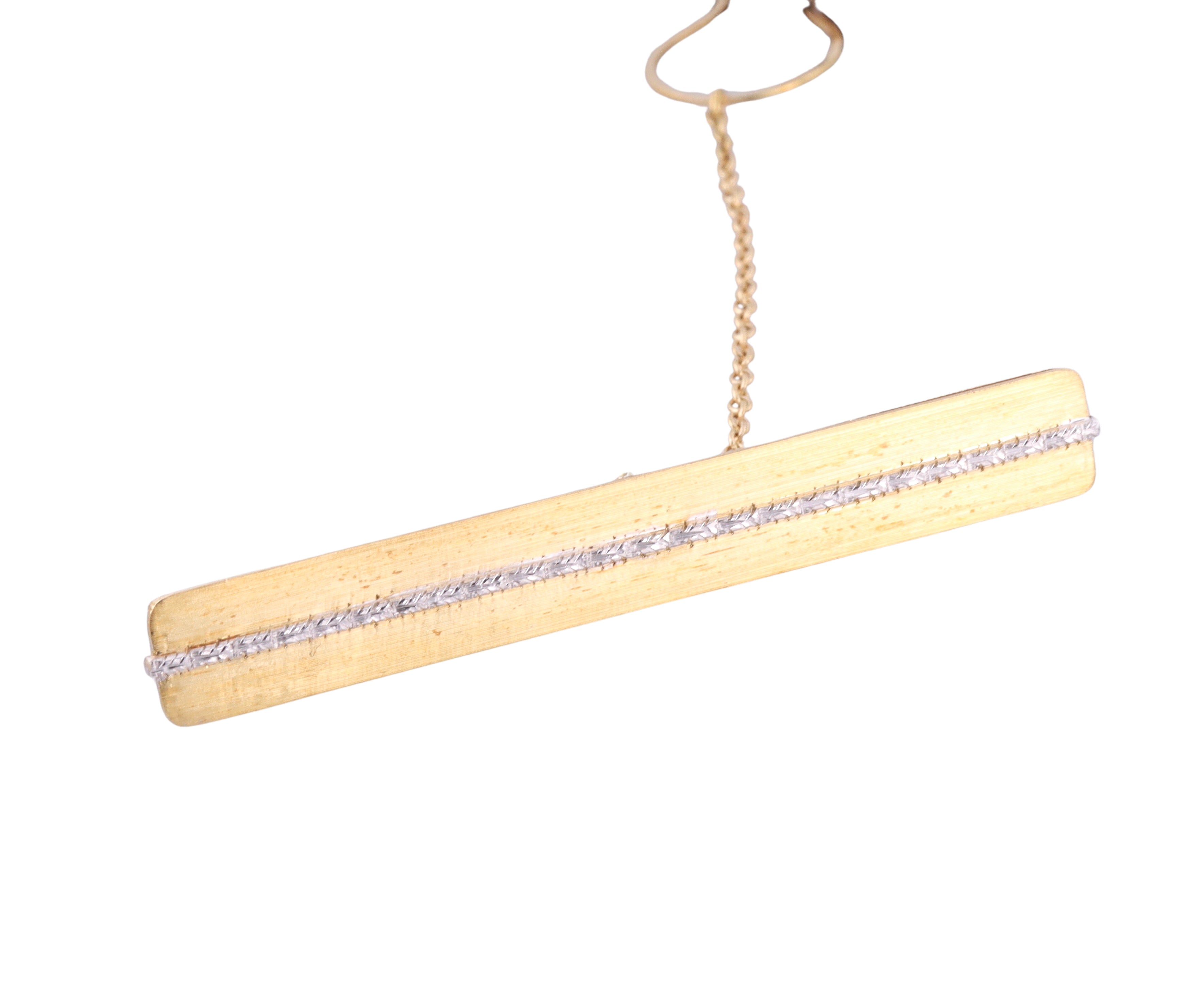 Buccellati 18k Gold Tie Tack Bar