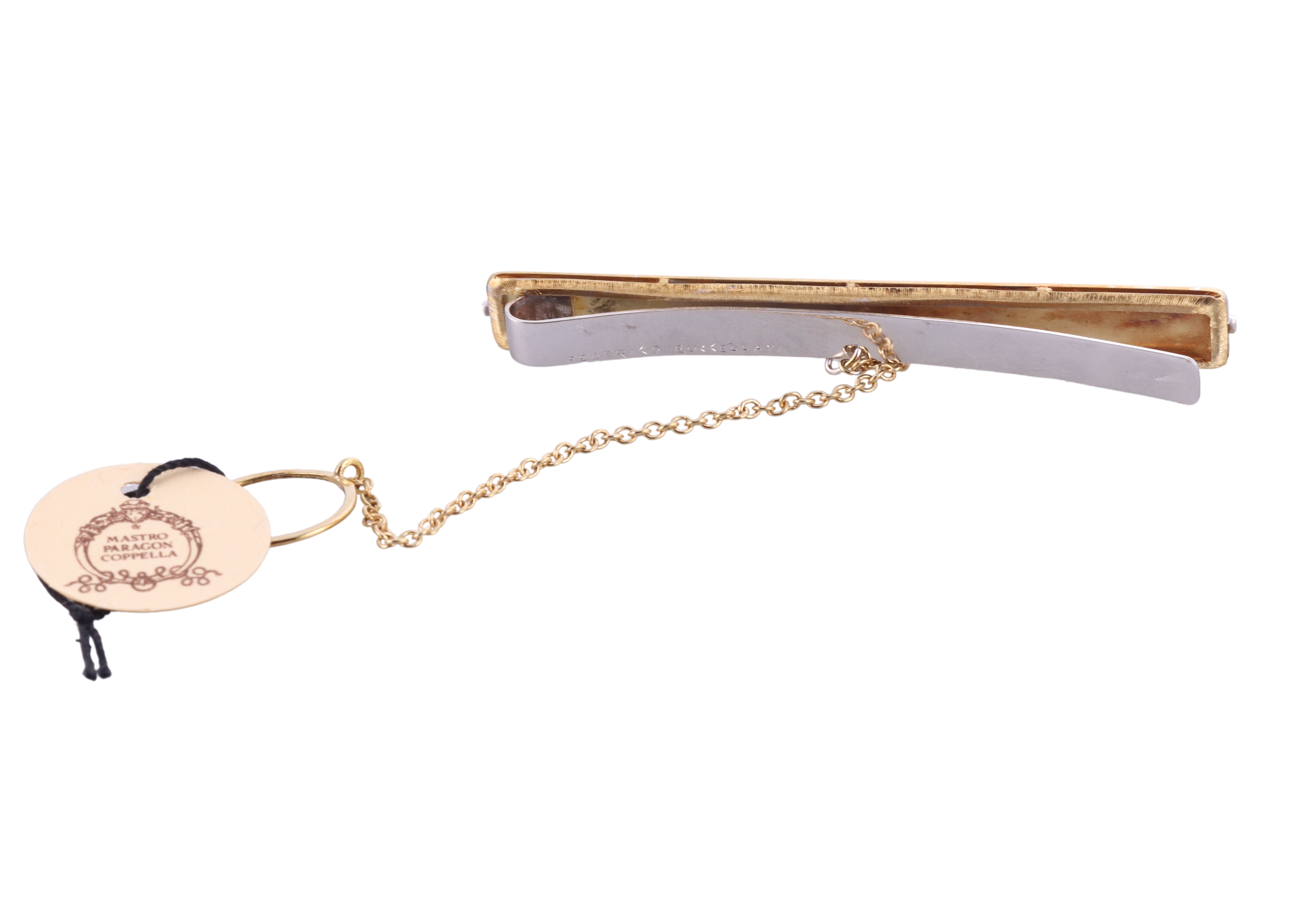 Buccellati 18k Gold Tie Tack Bar