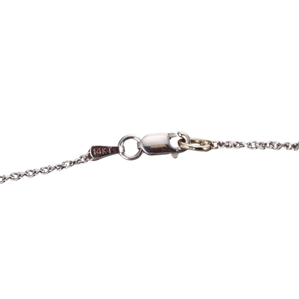 14k Gold Diamond Heart Pendant Necklace