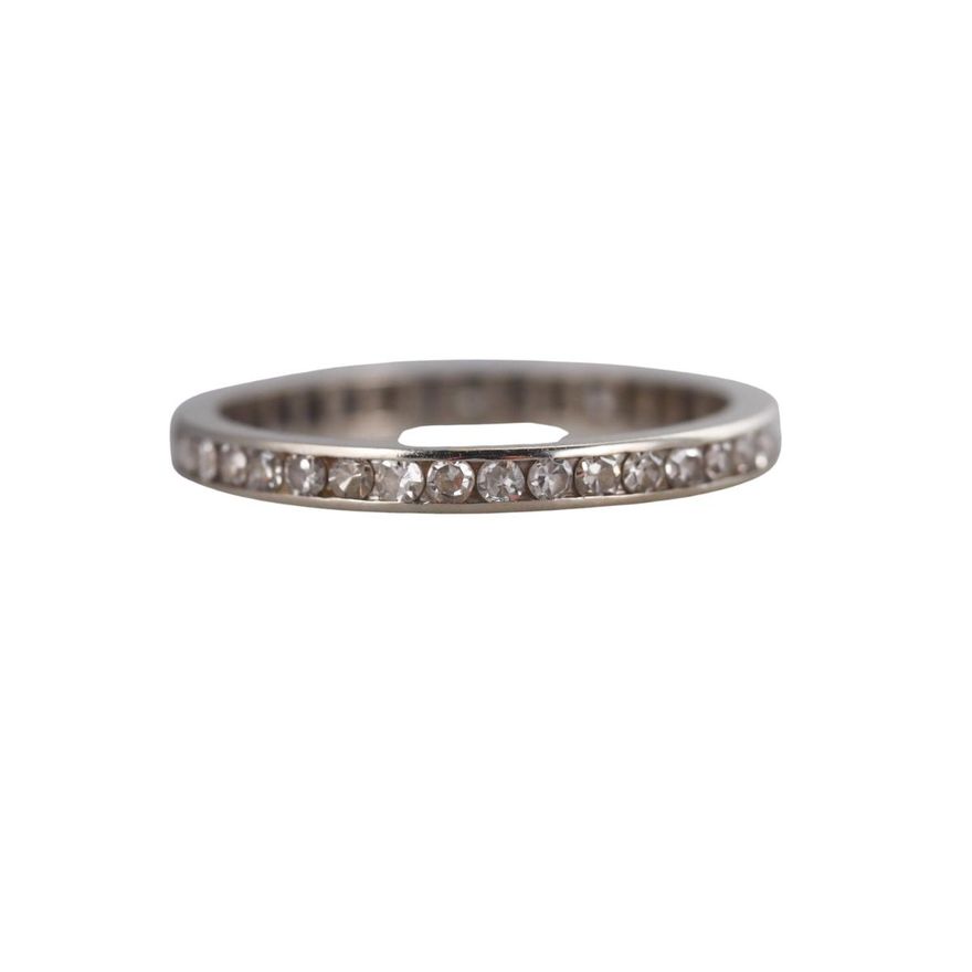 14k Gold Diamond Eternity Wedding Band Ring