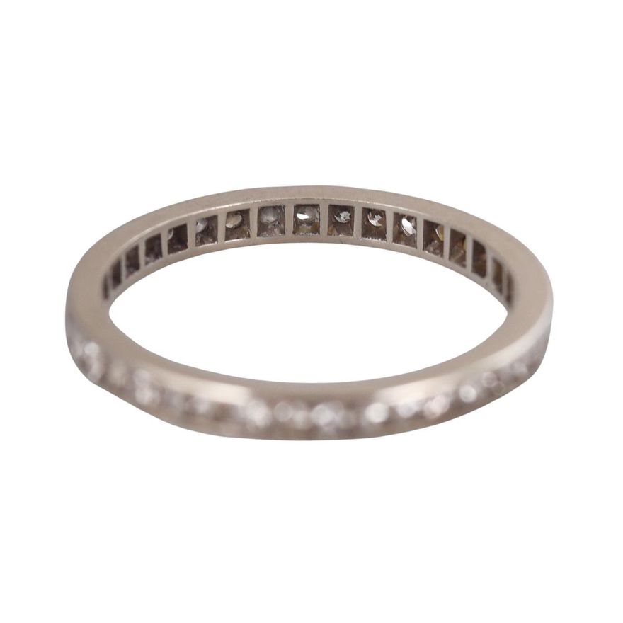 14k Gold Diamond Eternity Wedding Band Ring