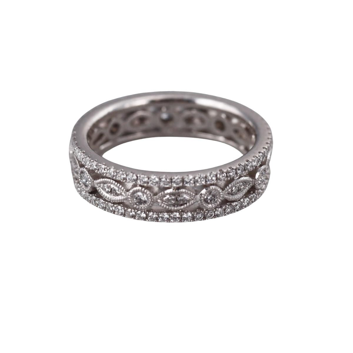 Platinum Diamond Eternity Band Ring