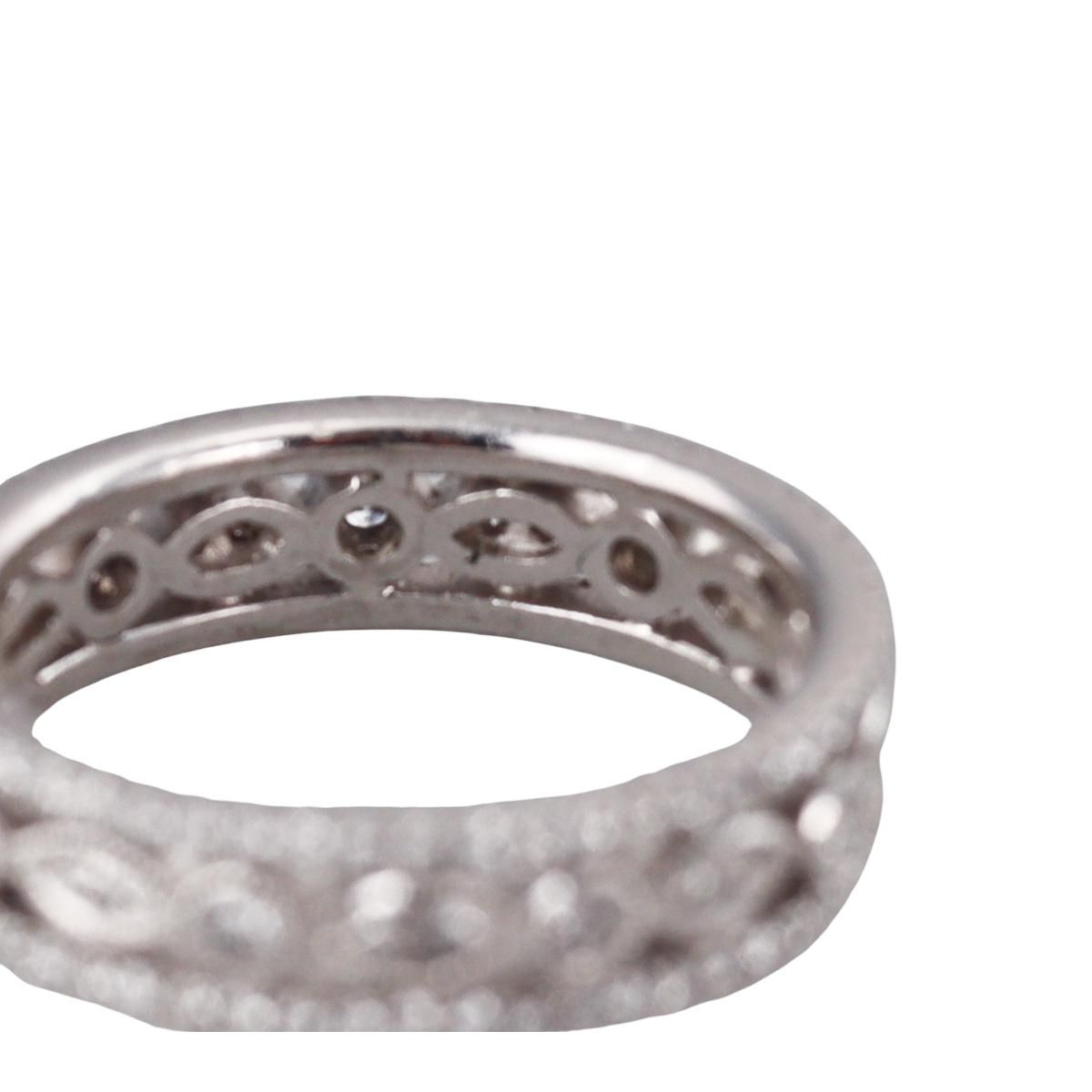 Platinum Diamond Eternity Band Ring
