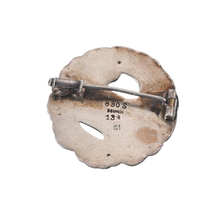 Georg Jensen 830 Silver Dove Brooch No. 134