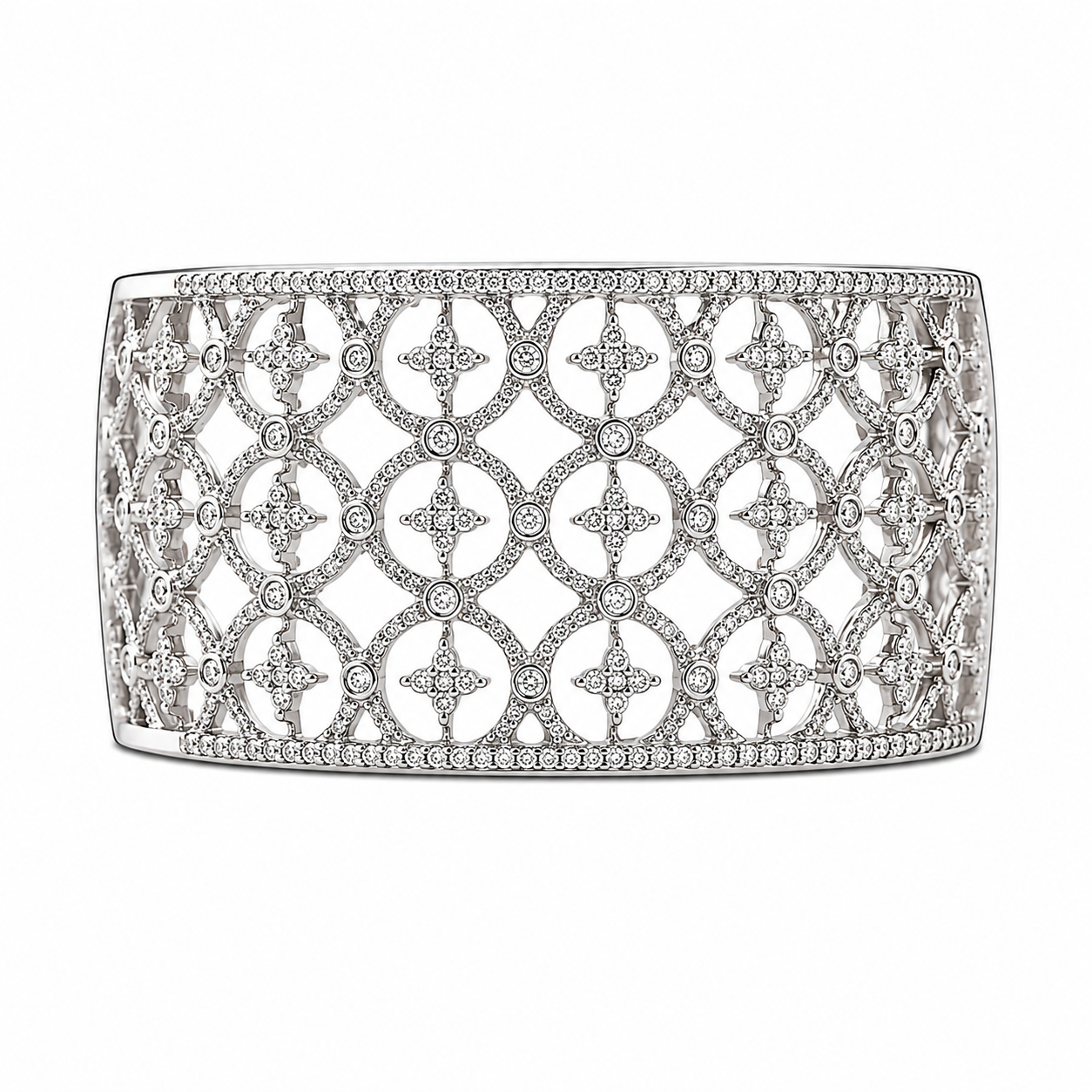 18k White Gold Diamond Bracelet