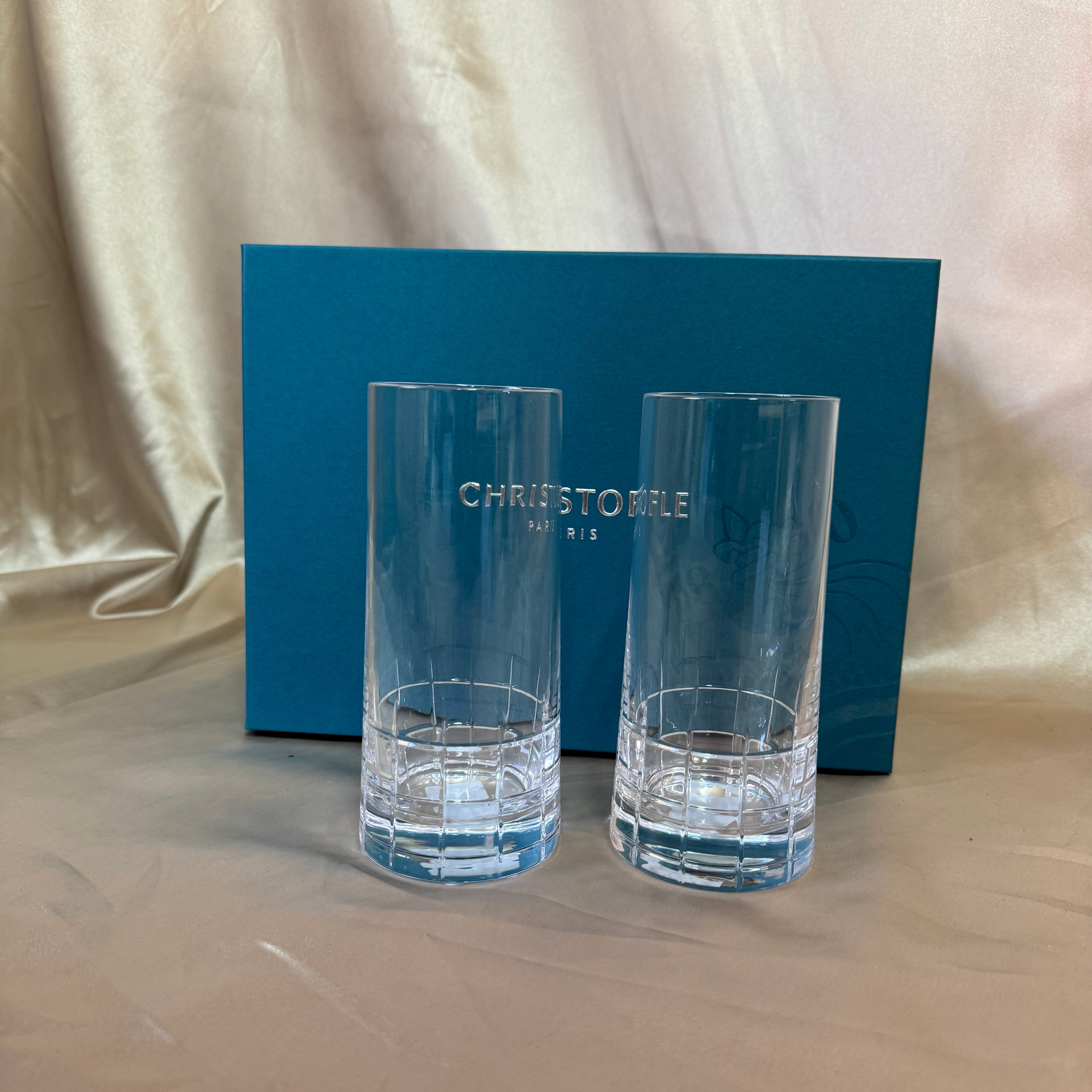 Christofle Graphik Highballs Glasses Set of 2 B07945022