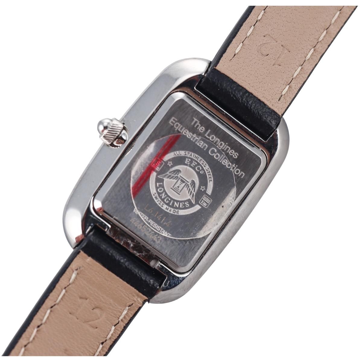 Longines Equestrian Stainless Steel Diamond Ladies Watch 16.141.4