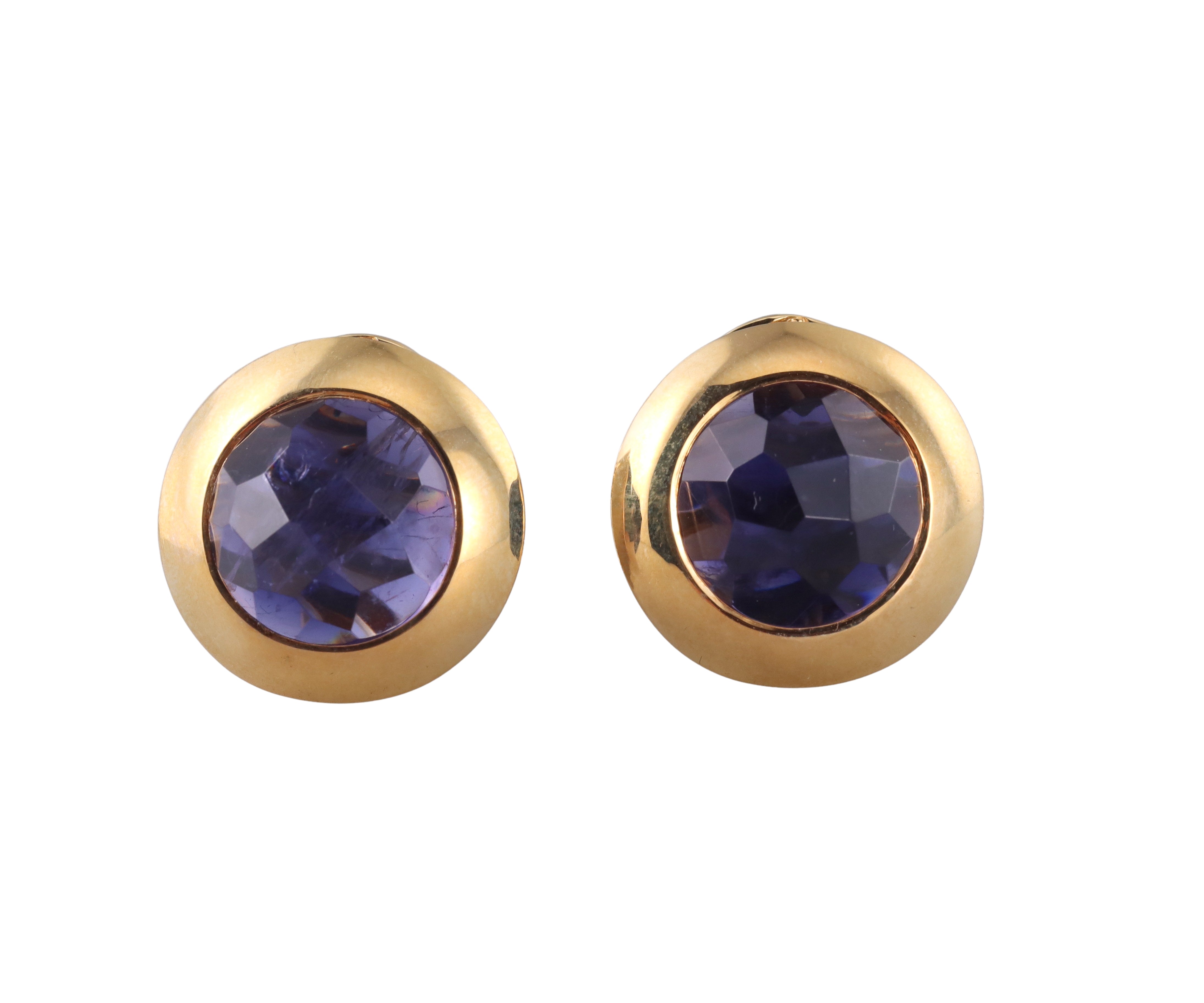 Pomellato Iconica 18k Gold Iolite Earrings