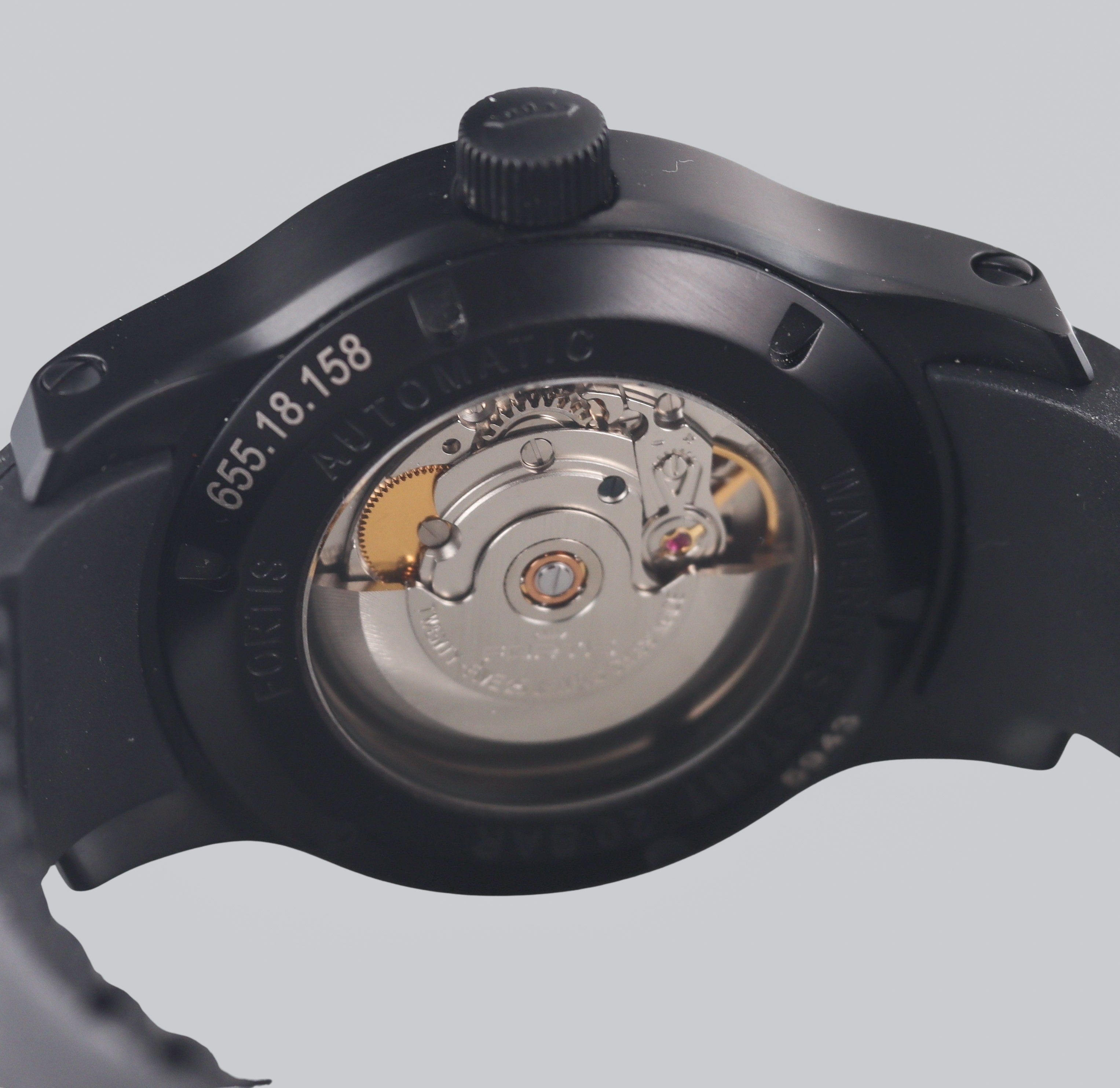 Fortis B-42 Black Steel Acromaster Dawn Automatic Day Date Watch 655.18.158/5943