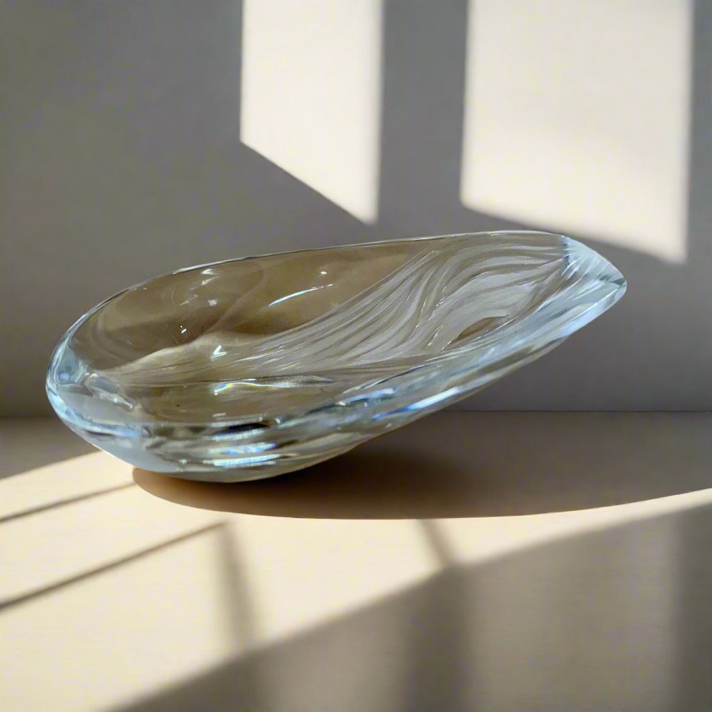 Lalique Crystal Brasilia Coppa Dish