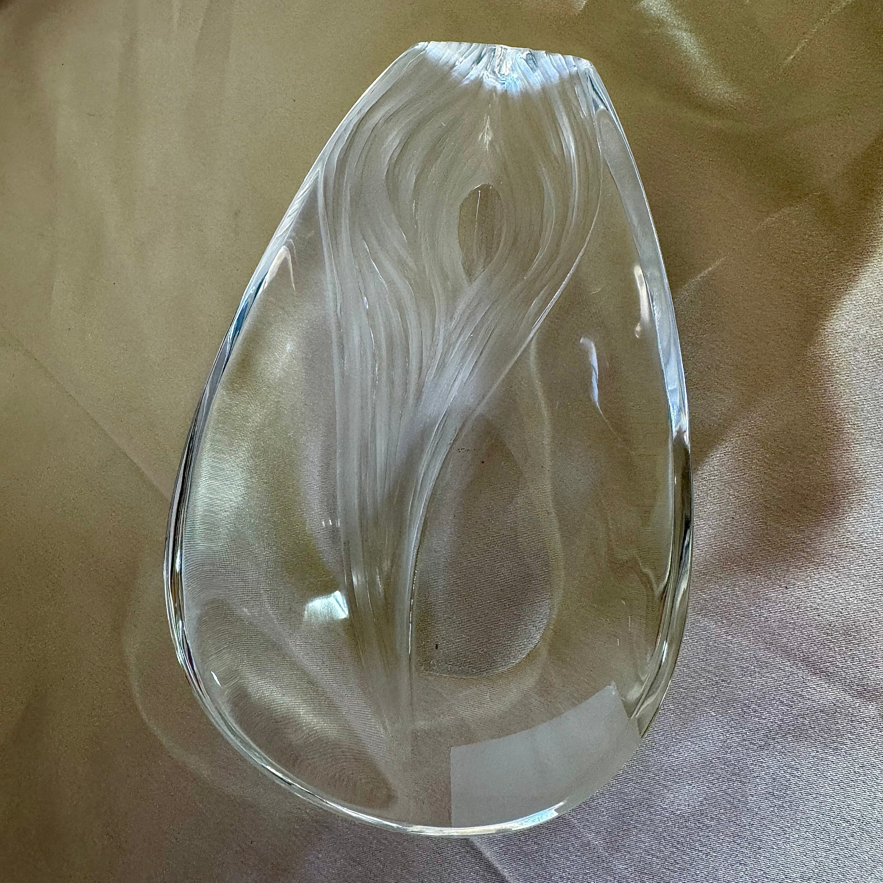 Lalique Crystal Brasilia Coppa Dish