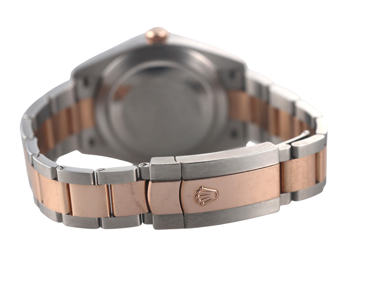 Rolex Datejust 41 Chocolate Dial Two Tone Rose Gold Steel Watch ref. 126331