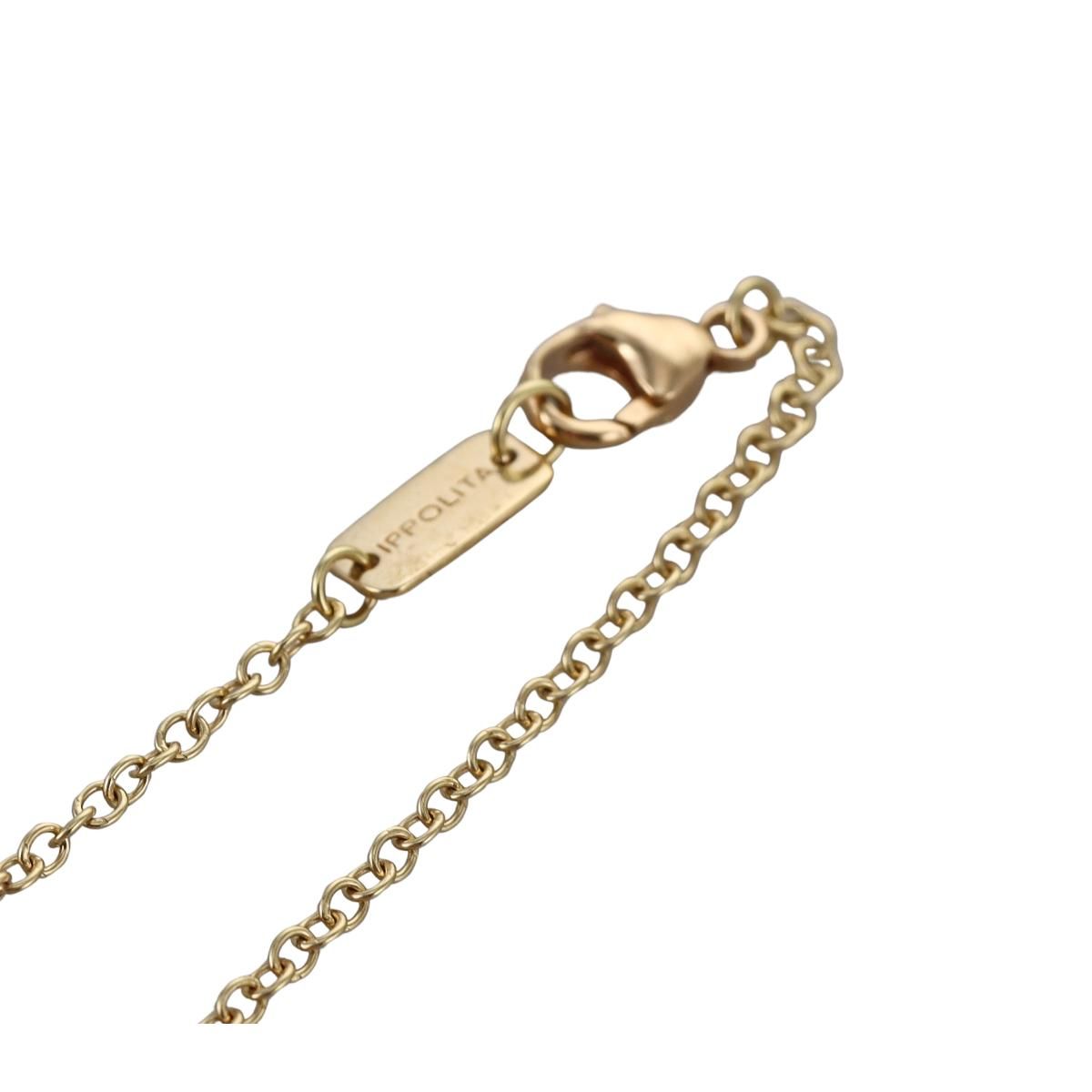 Ippolita Lollipop 18k Gold Citrine Station Necklace