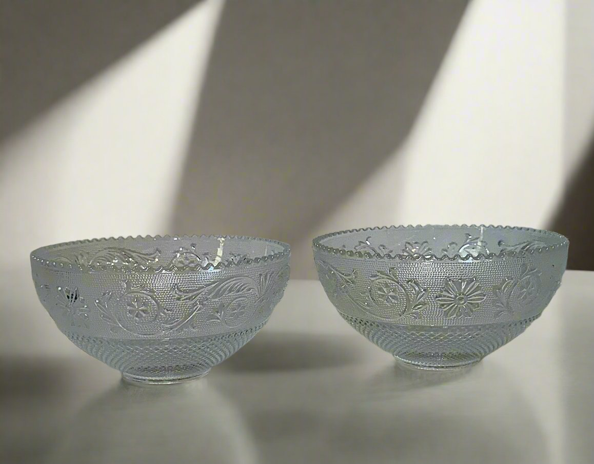 Baccarat Crystal Arabesque Bowl Set of 2 2802221