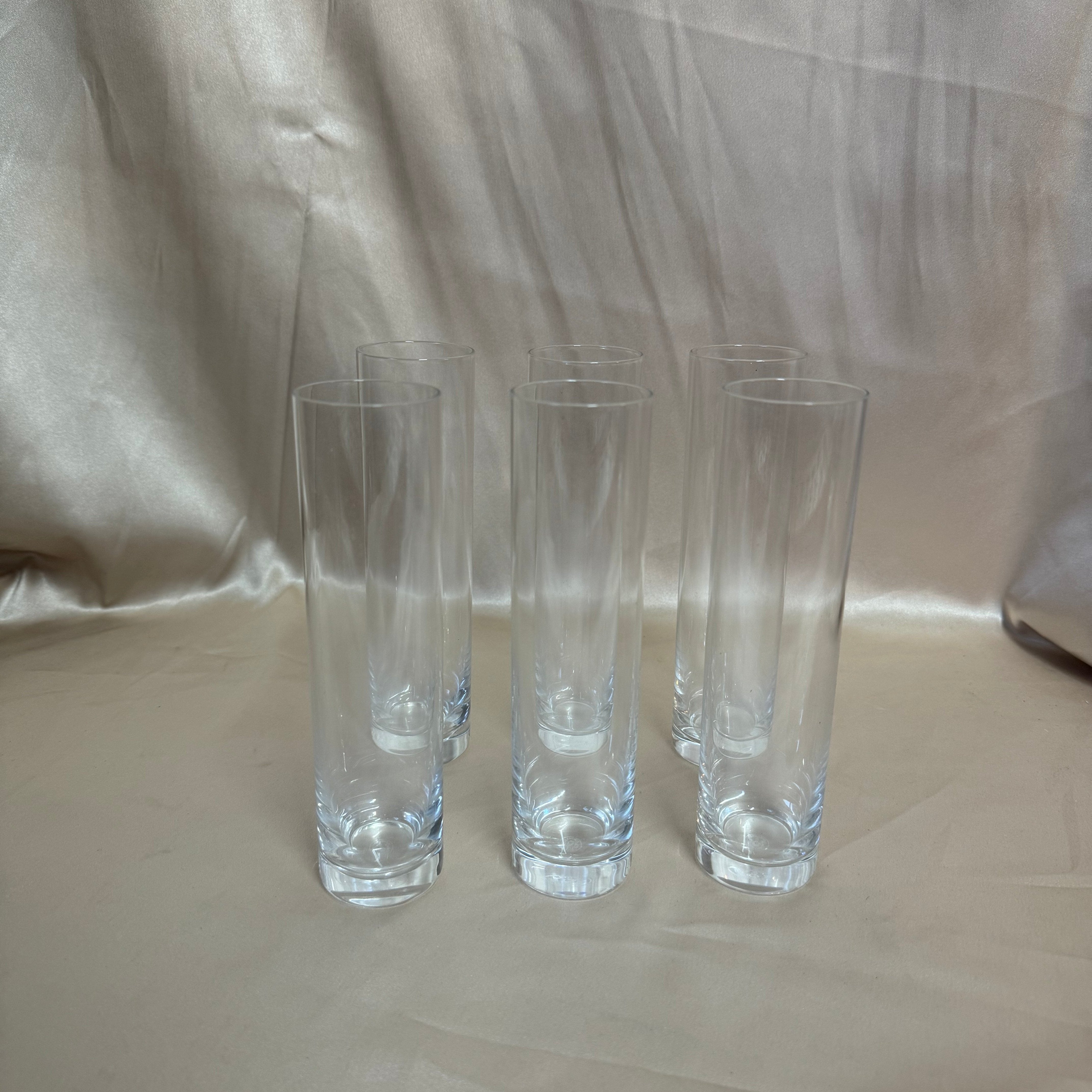 New Old Stock Baccarat Crystal Vintage Highball Glass Set of 6 5129