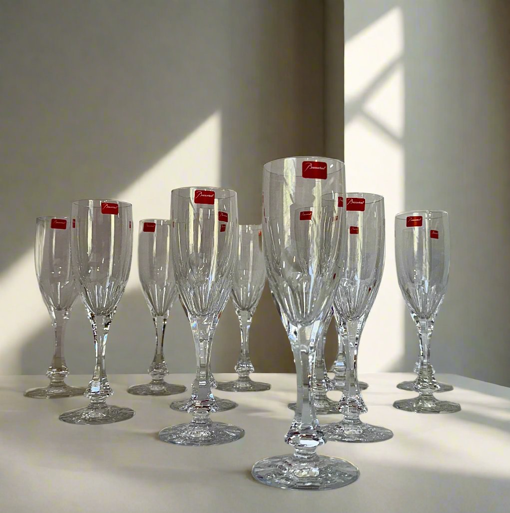 Baccarat Monaco Champagne Glass Set of 12 1216109