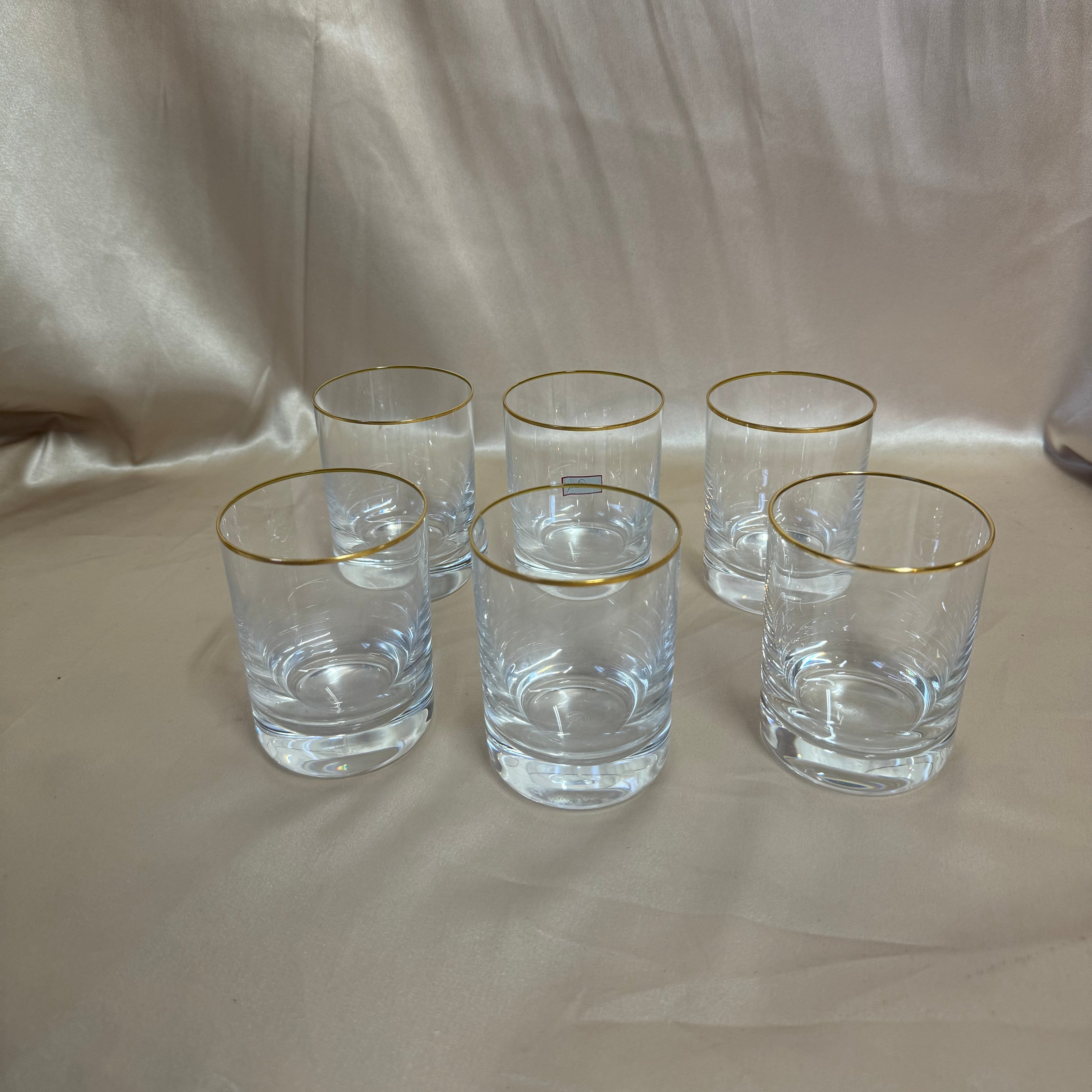 New Old Stock Baccarat Vintage Crystal Annie Tumbler Set of 6 600294