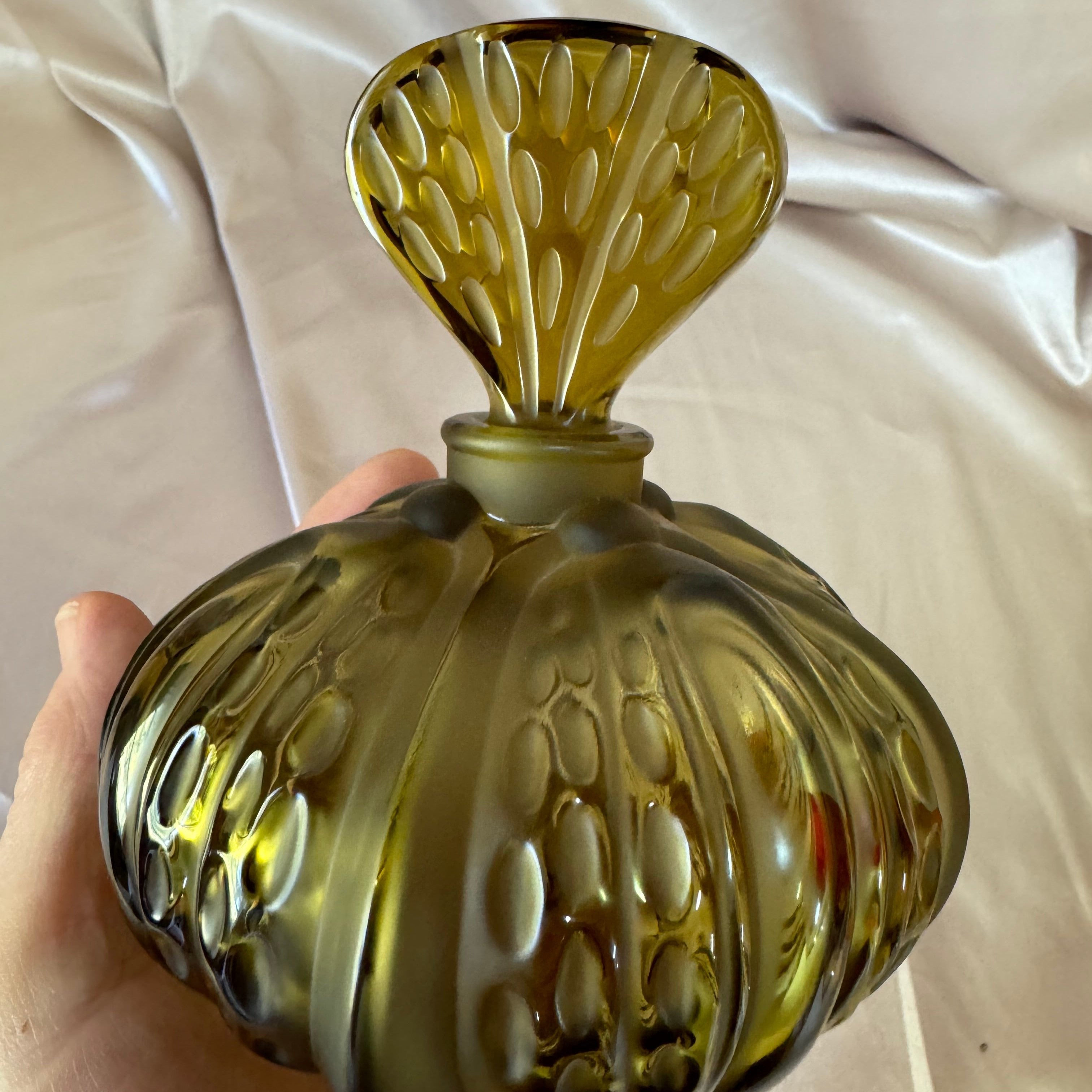 Lalique Mirabel Crystal Perfume Bottle