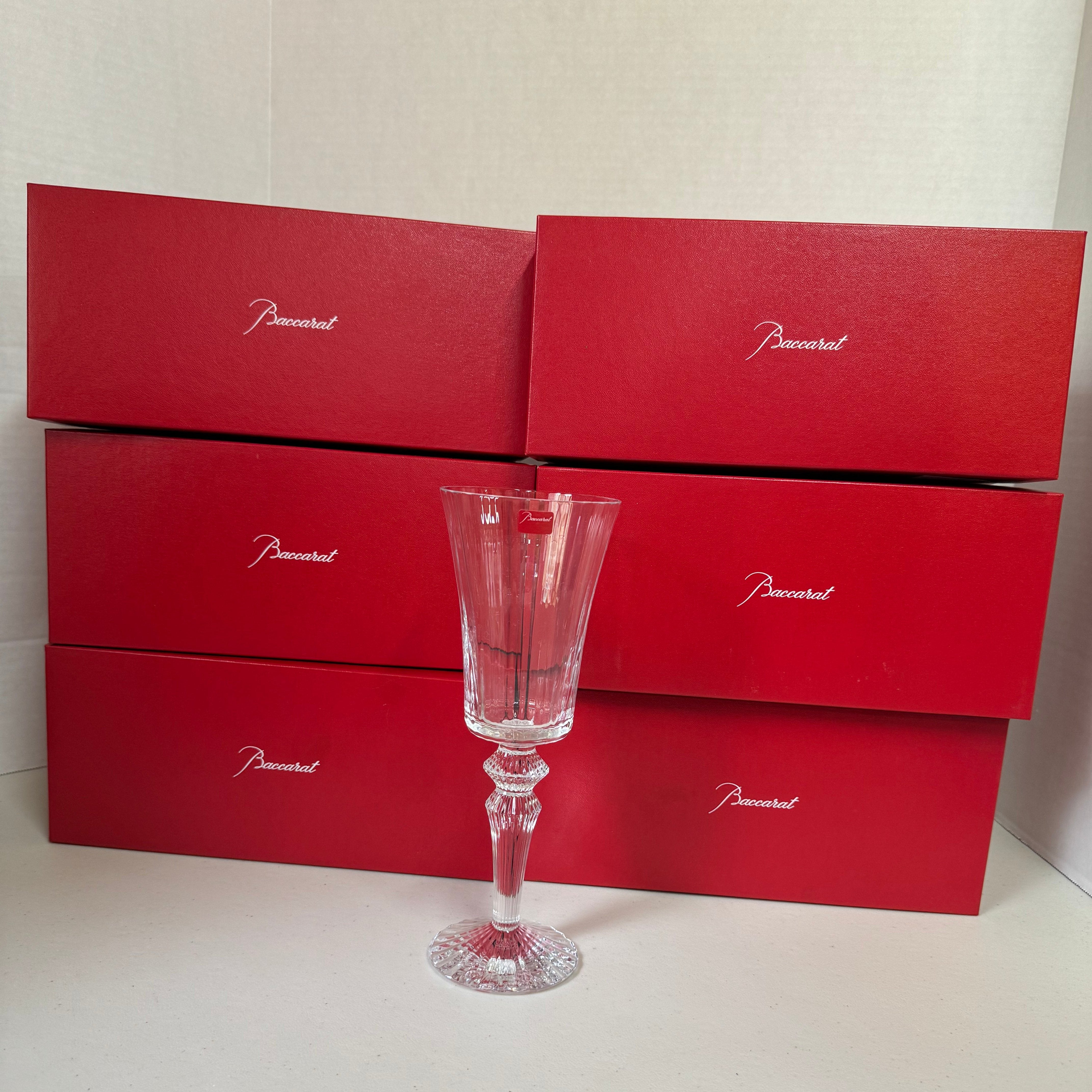 Baccarat Crystal Mille Nuits Water Glass Set of 6 2604314