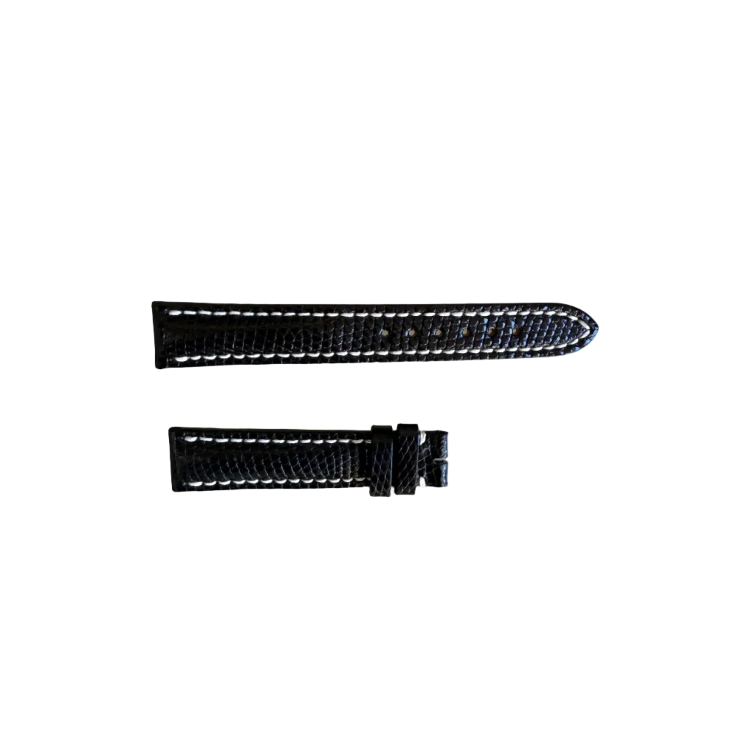 Authentic 123Z Breitling Black Lizard Watch Strap Band 16mm