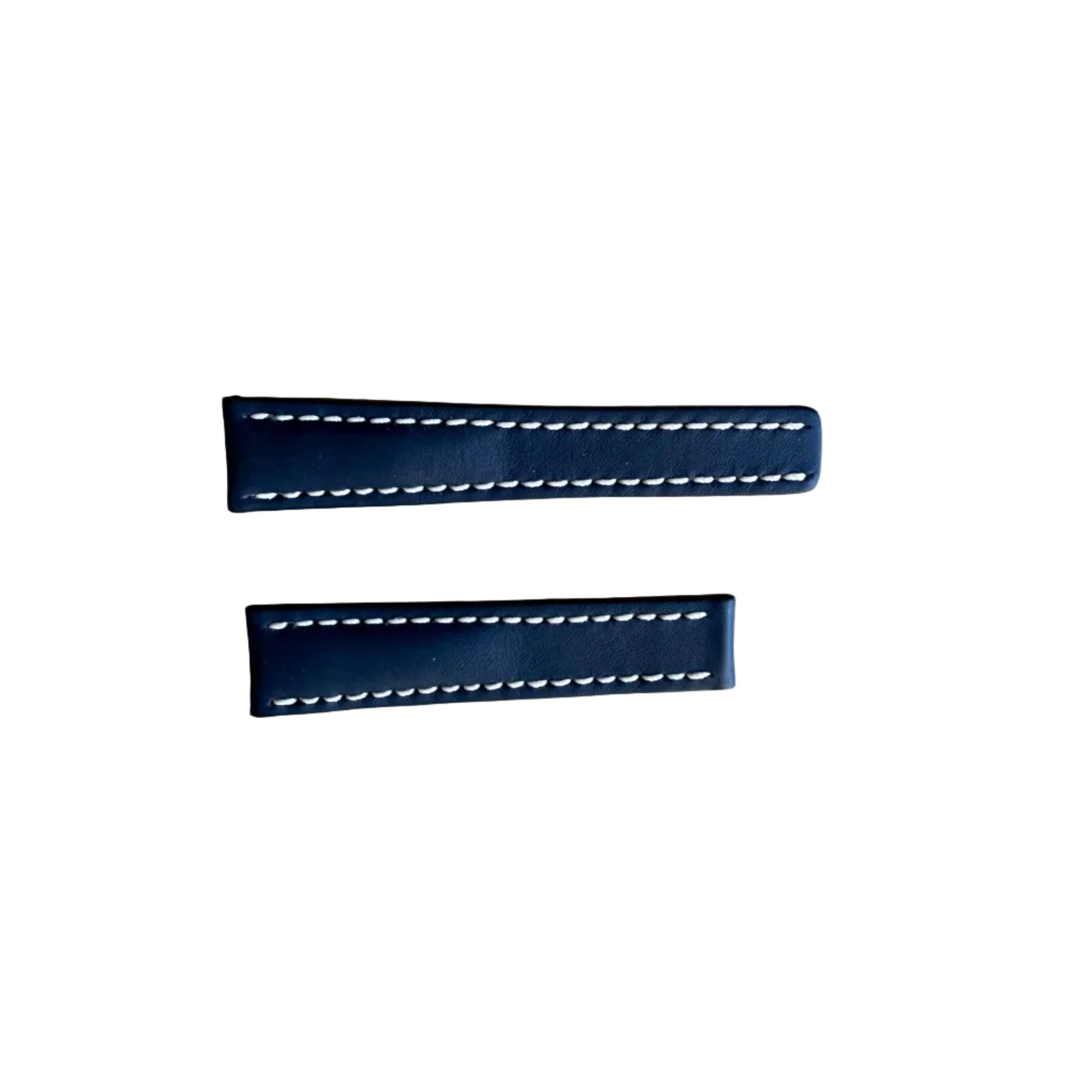 Authentic 199XS Breitling Blue Leather Watch Strap Band 18mm