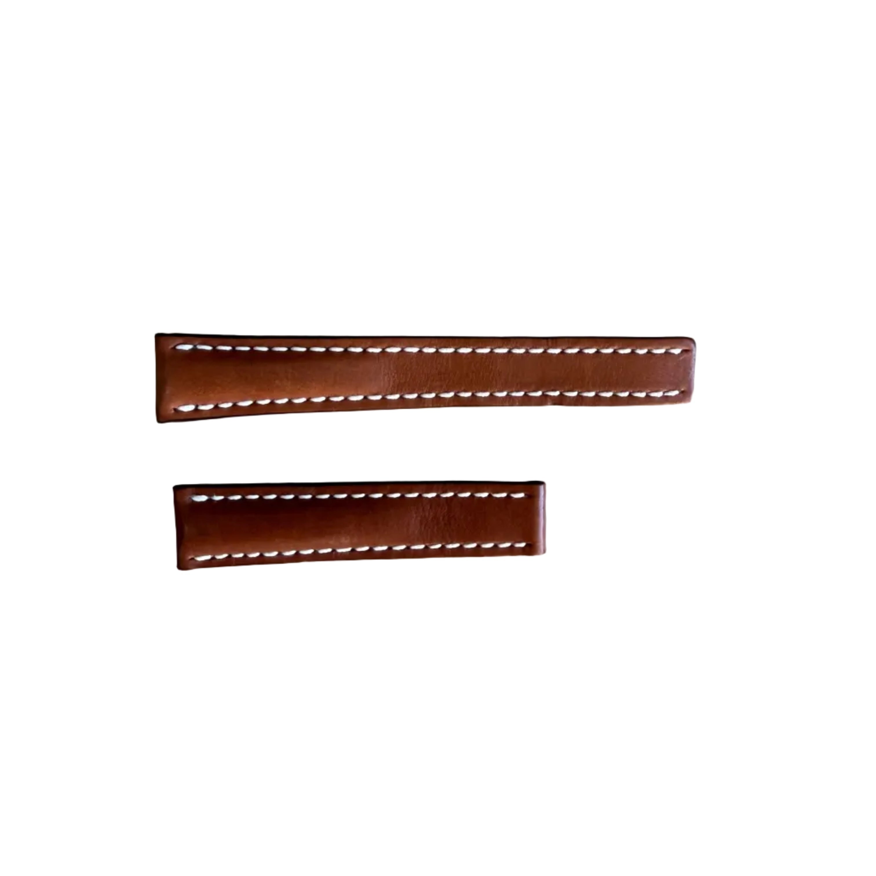Authentic 413X Breitling Brown Leather Watch Strap Band 18mm