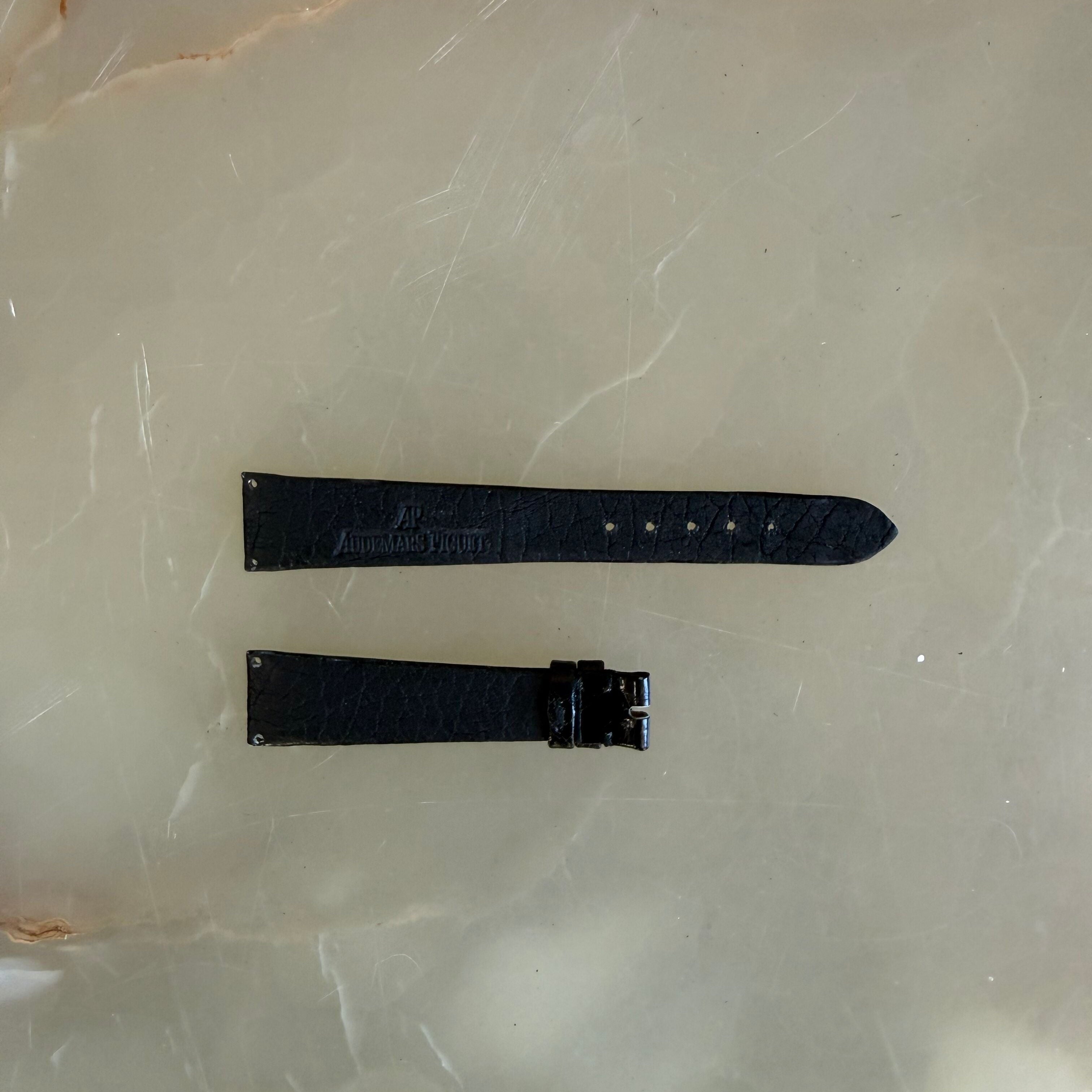 Authentic Audemars Piguet Black Allgator Watch Strap Band 13mm