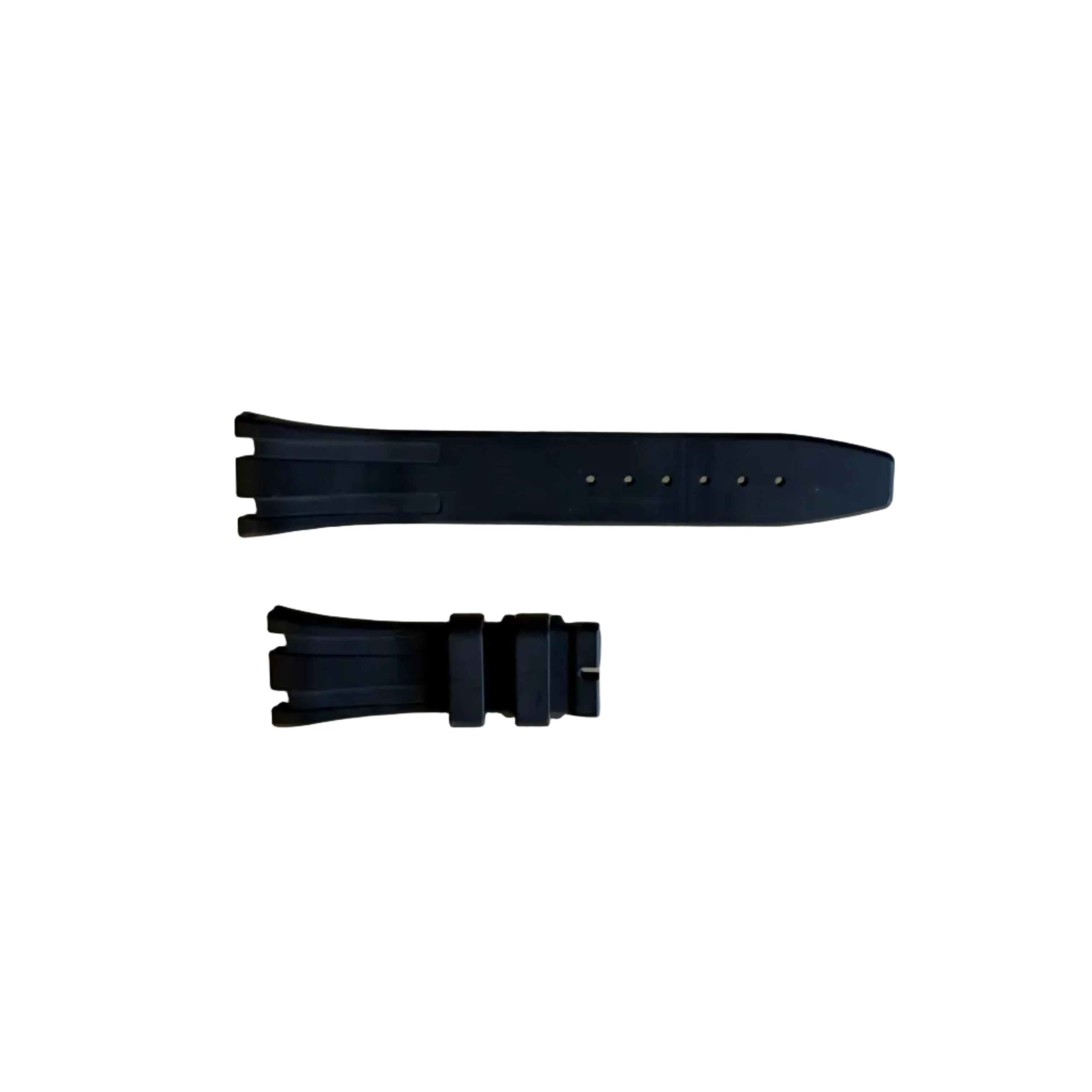 Authentic Audemars Piguet Lady Royal Oak Black Rubber Watch Strap Band 21.5mm