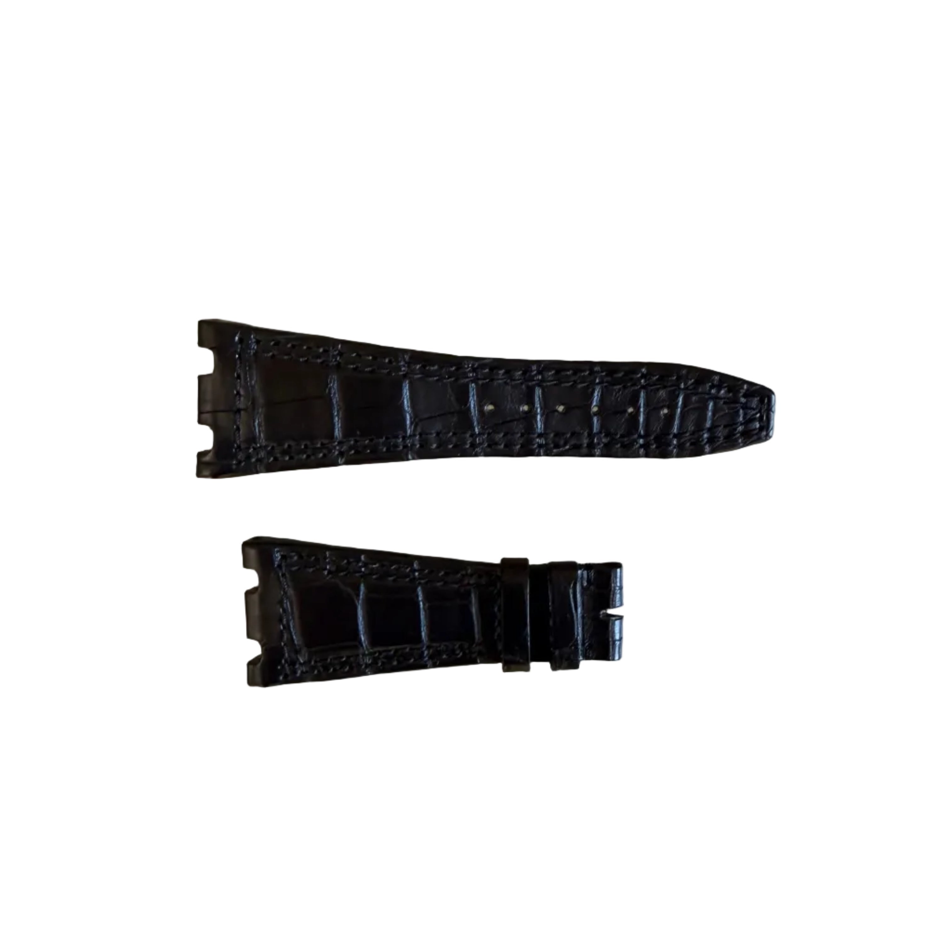 Authentic Audemars Piguet Royal Oak Alligator Black Watch Band Strap 29mm