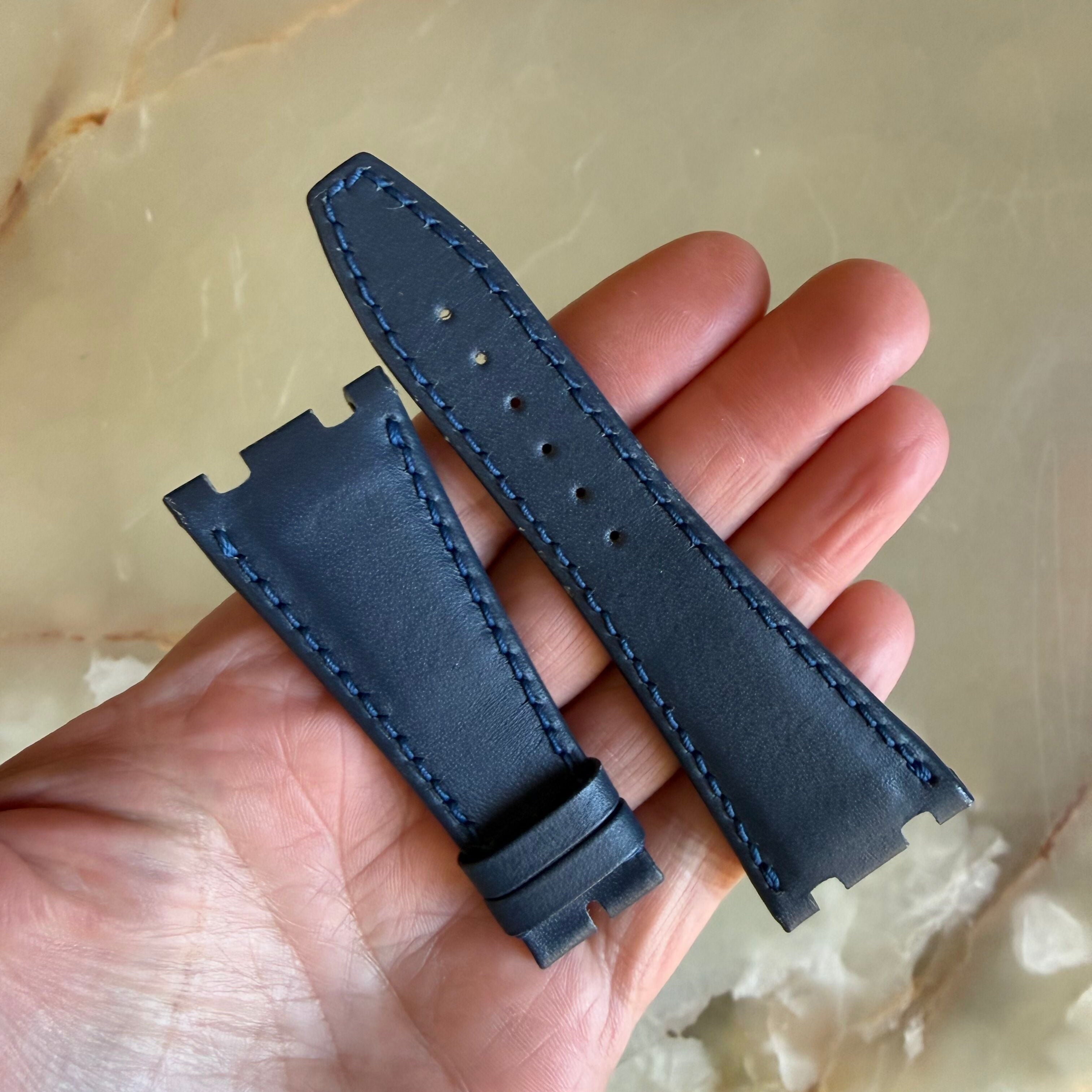 Authentic Audemars Piguet Royal Oak Alligator Blue Watch Band Strap 29mm