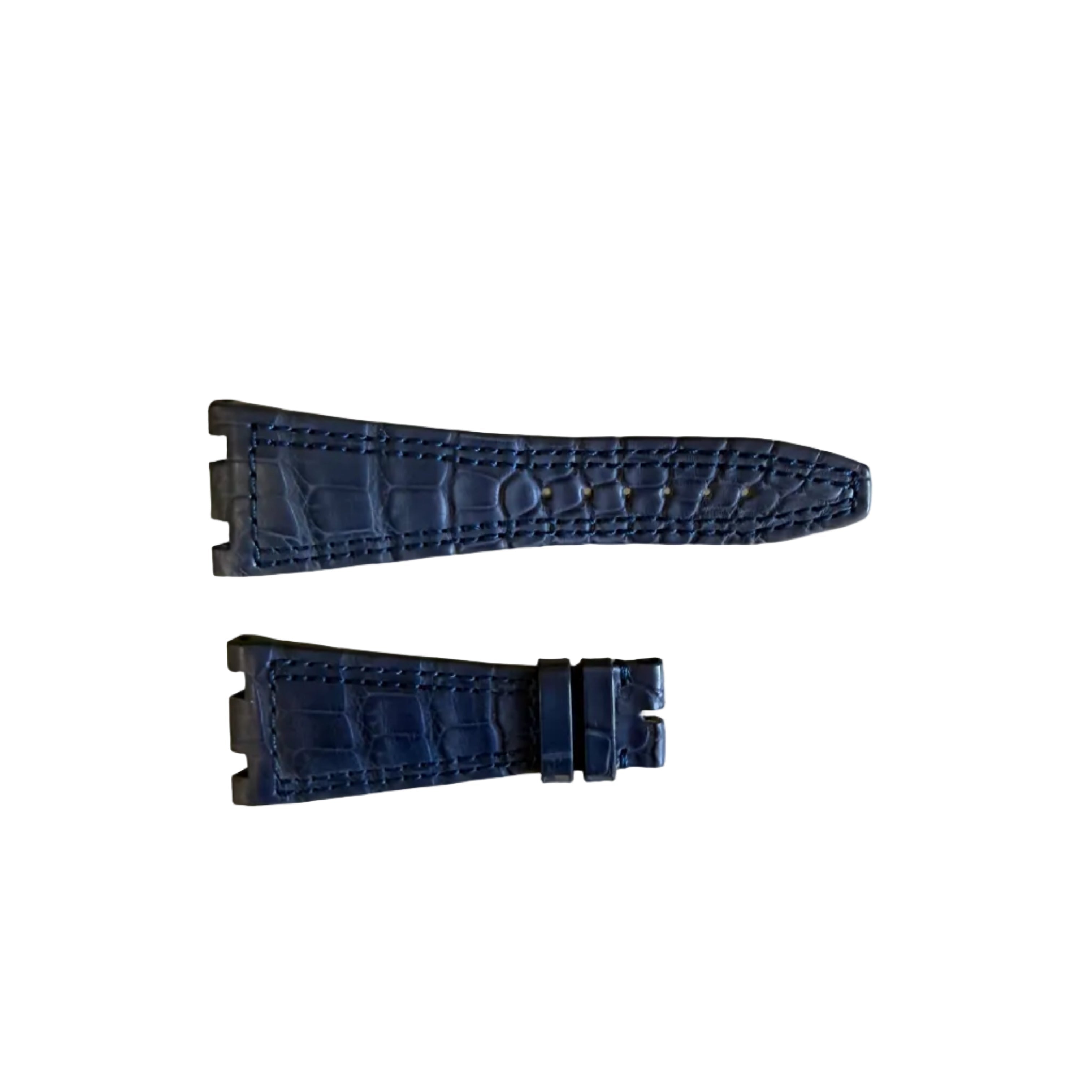 Authentic Audemars Piguet Royal Oak Blue Crocodile Watch Band Strap 28mm