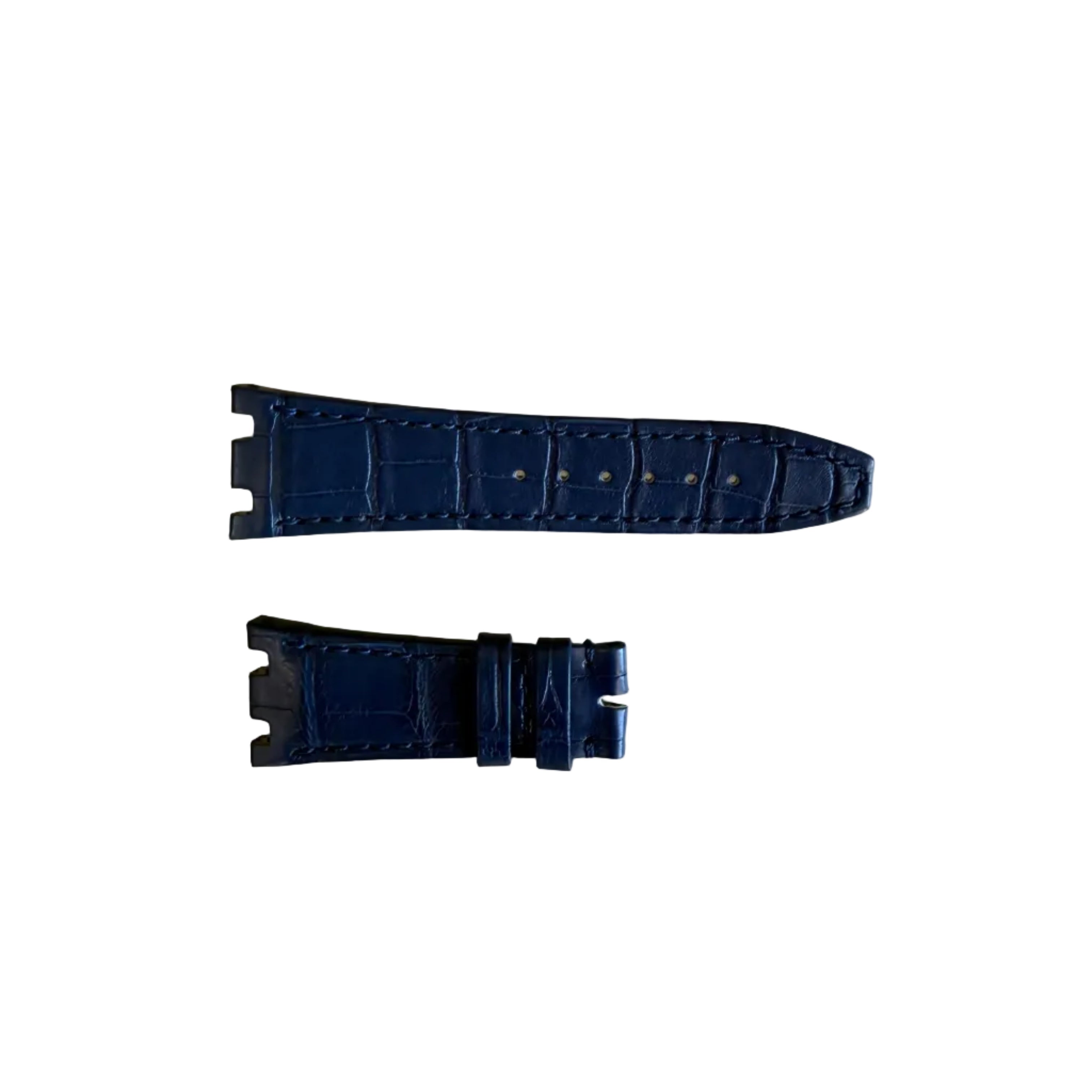 Authentic Audemars Piguet Royal Oak Offshore Blue Alligator Watch Band Strap