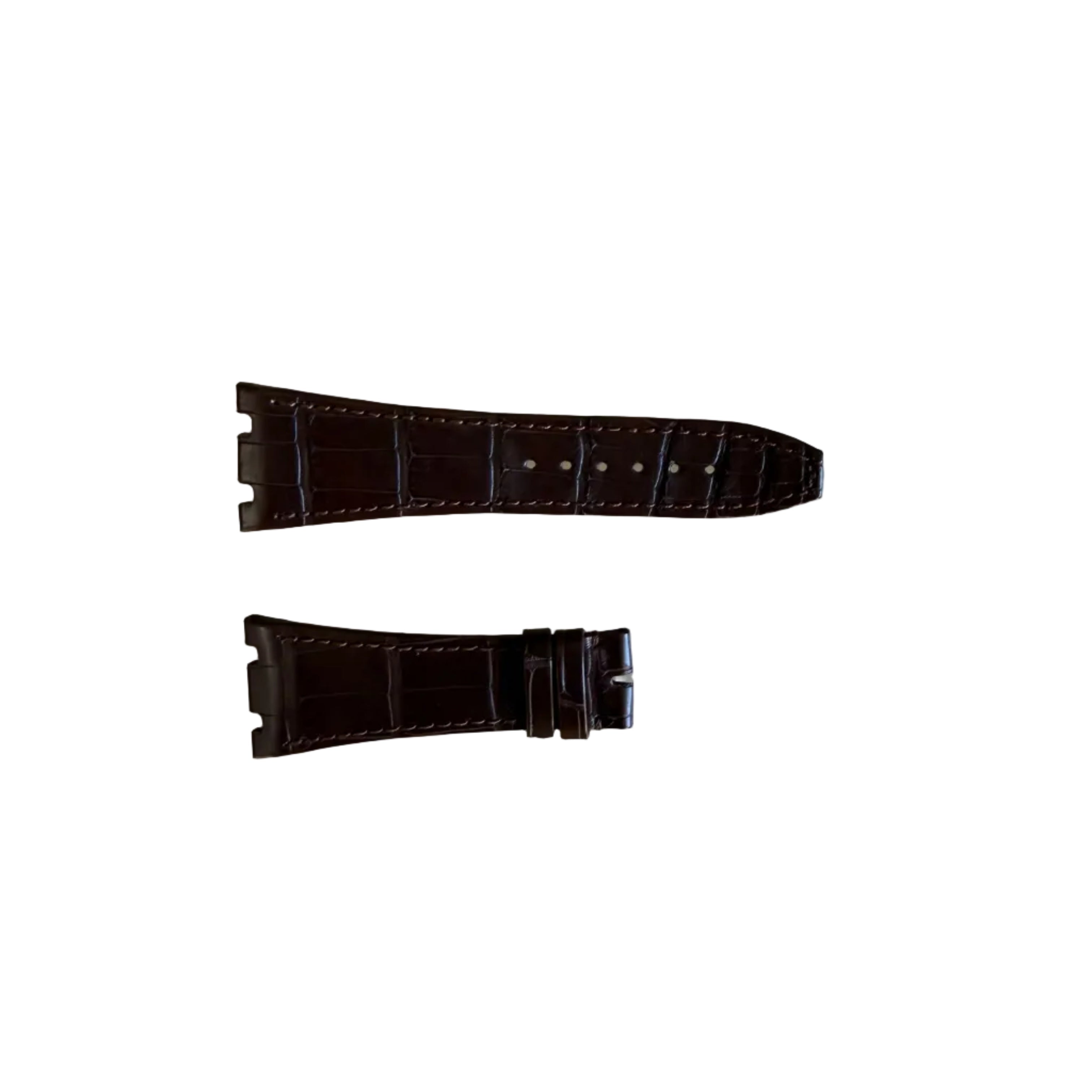 Authentic Audemars Piguet Royal Oak Offshore Brown Alligator Watch Band Strap