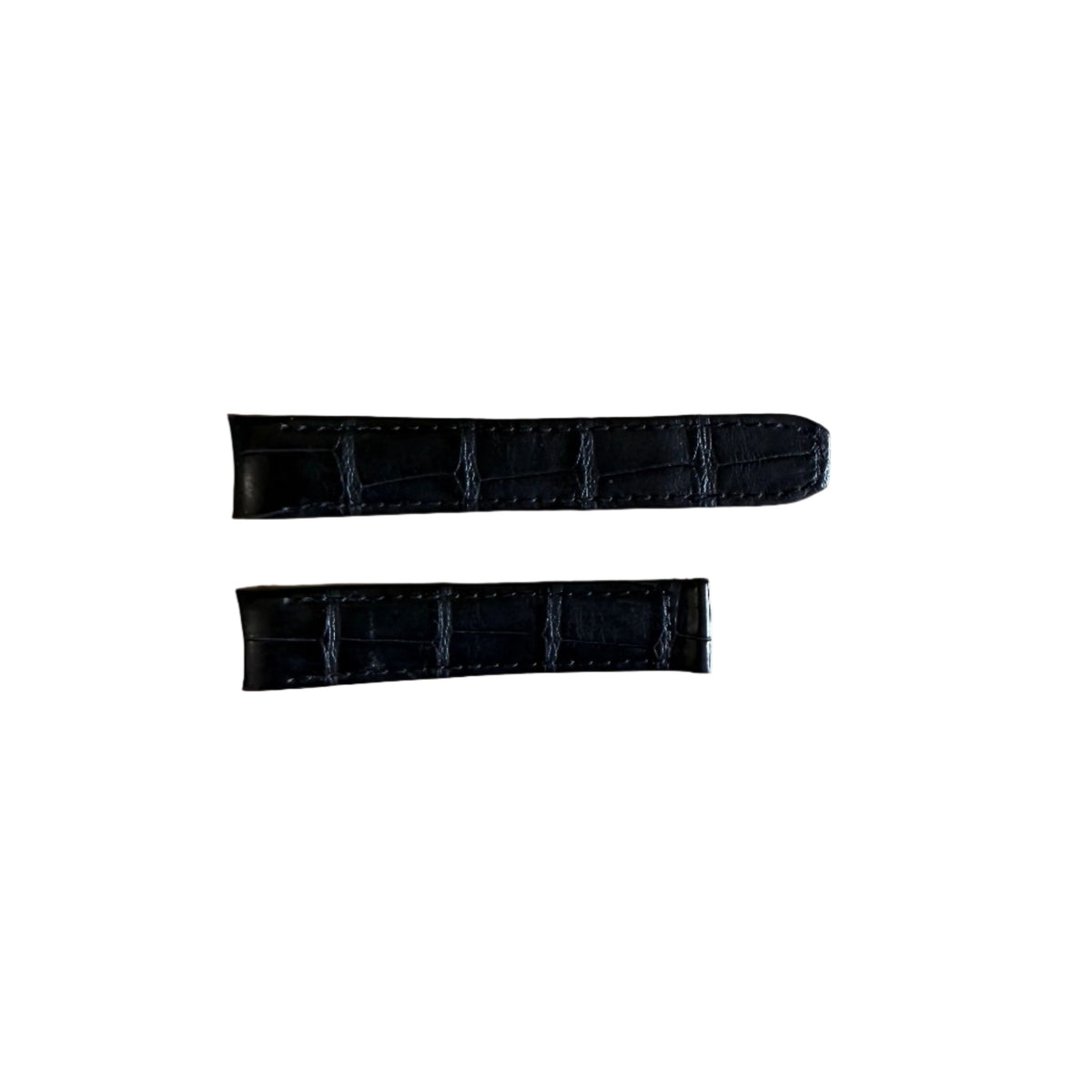 Authentic Baume & Mercier Black Alligator Watch Strap Band 19mm
