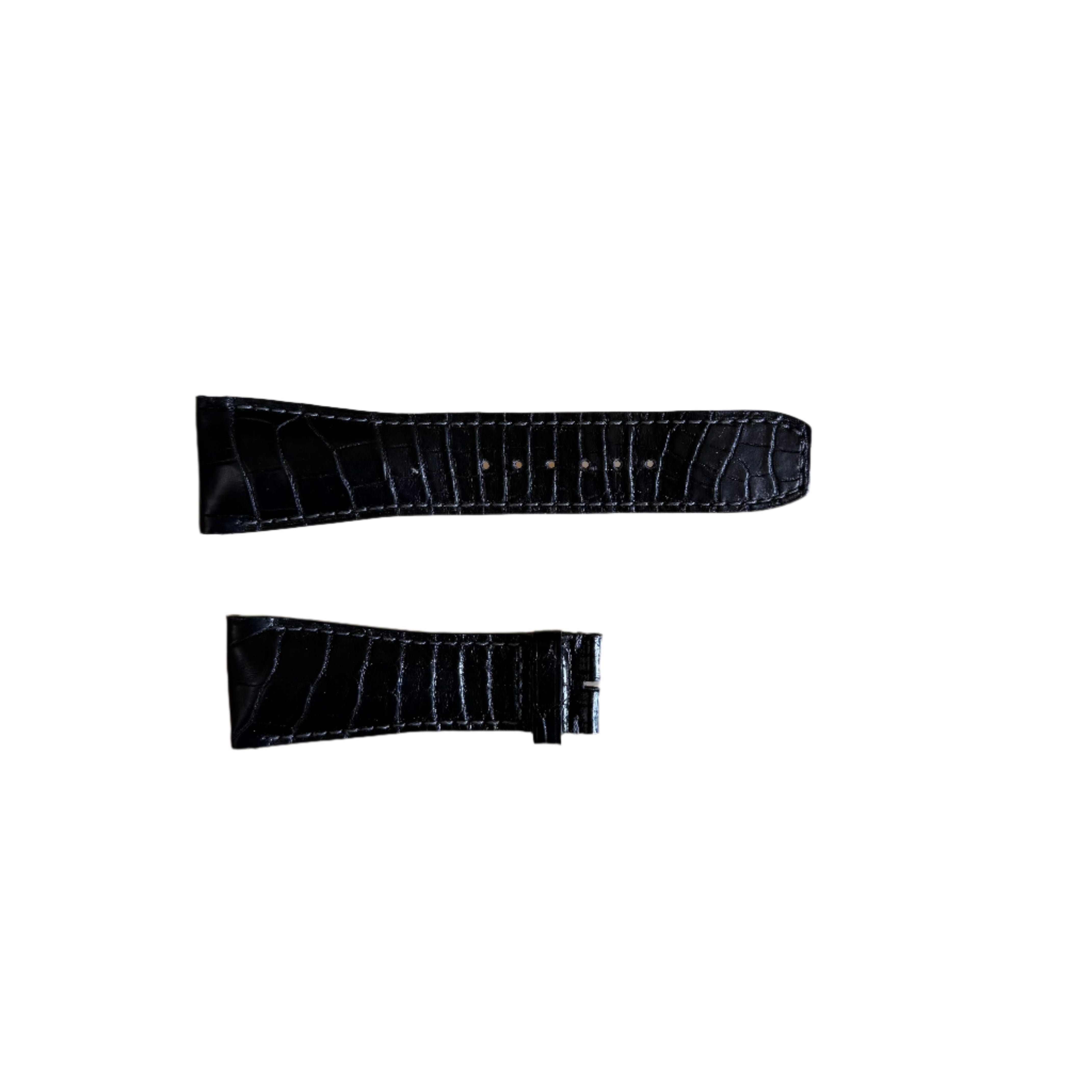 Authentic Baume & Mercier Black Alligator Watch Strap Band 29mm