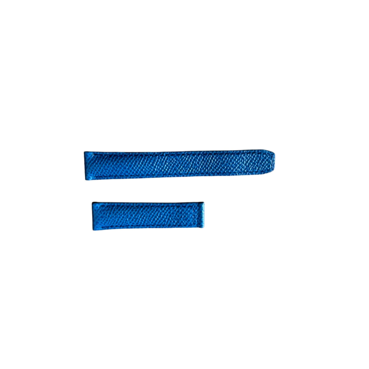 Authentic Baume & Mercier Blue Calfskin Watch Strap Band 15mm