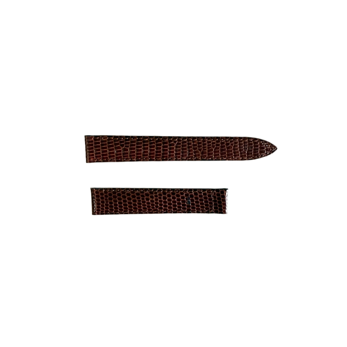 Authentic Baume & Mercier Brown Lizard Watch Strap Band 15mm