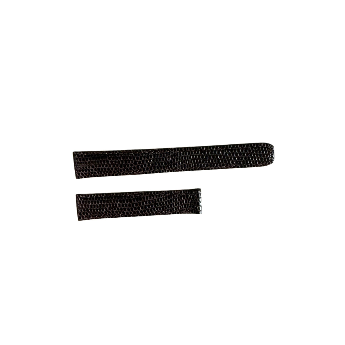 Authentic Baume & Mercier Brown Lizard Watch Strap Band 15mm