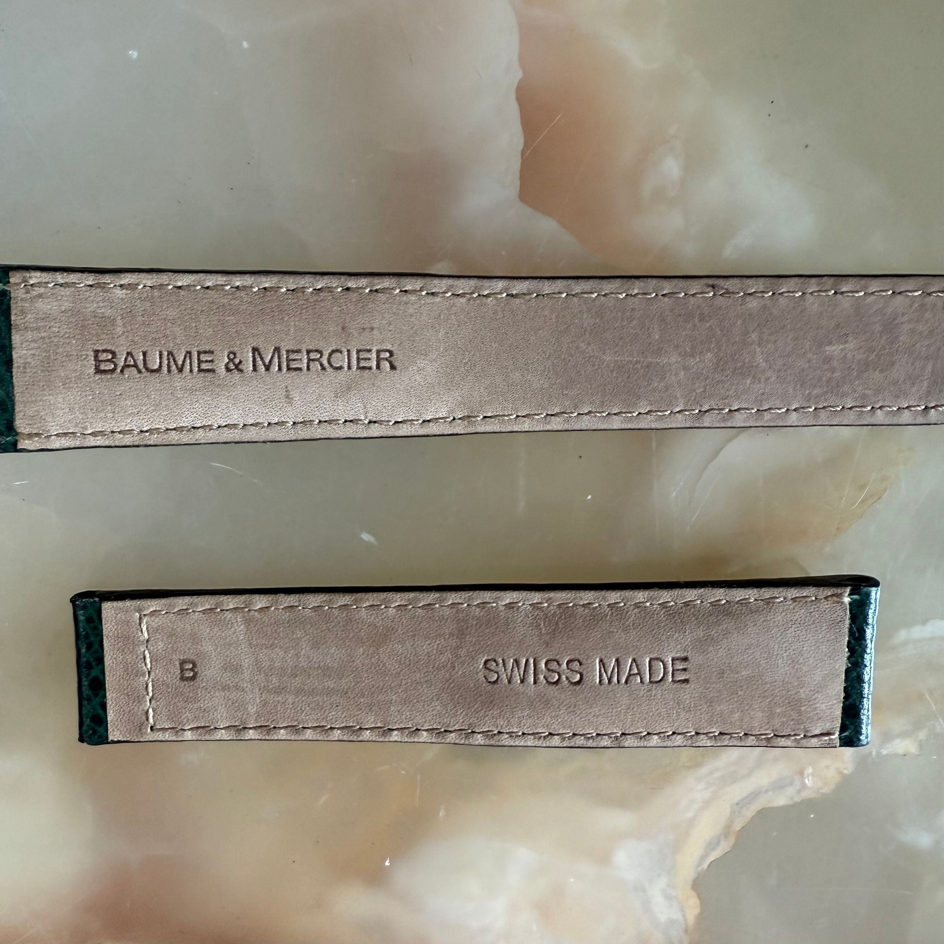 Authentic Baume & Mercier Green  Watch Strap Band 18mm
